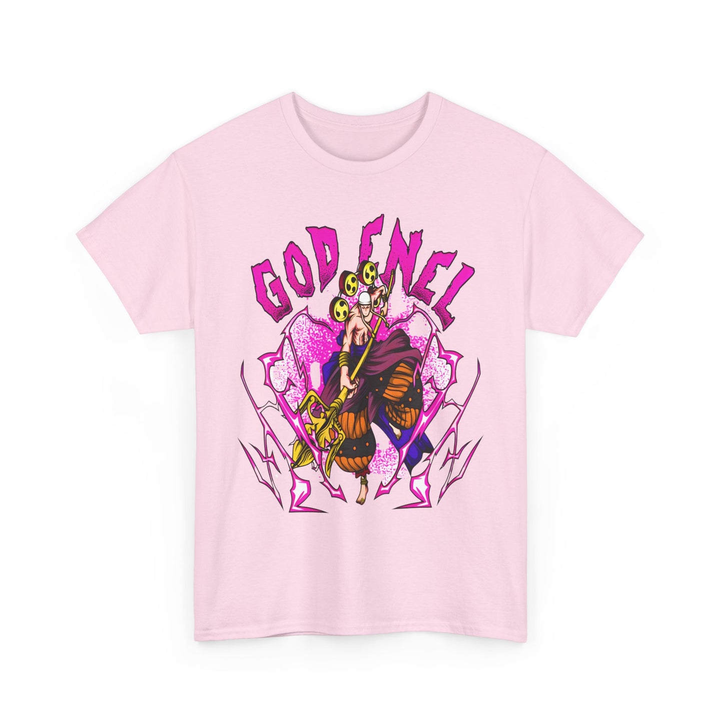 God Enel One Piece T-Shirt – 100% Cotton Anime Tee Featuring Skypiea's Thunder God