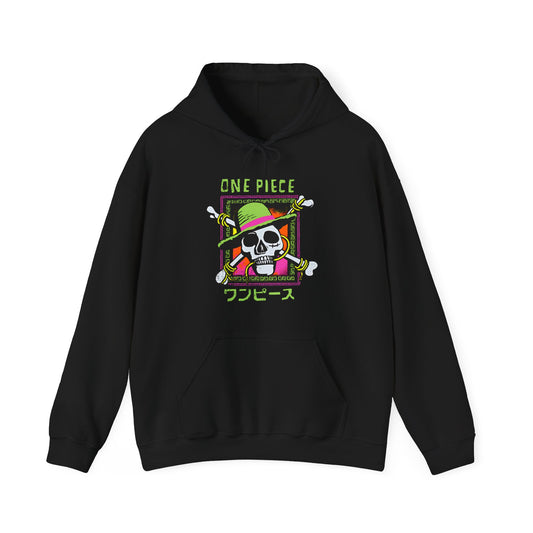 Straw Hat Pirates One Piece Hoodie – 100% Cotton Anime Pullover for True Fans