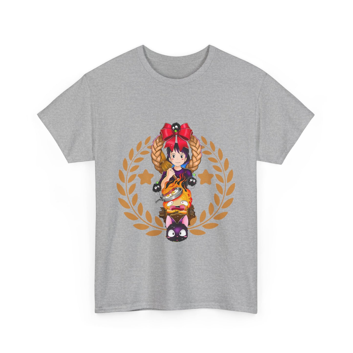 Kiki's Delivery Service T-Shirt 100% Cotton Studio Ghibli Anime Tee