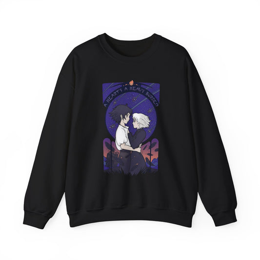 Howl and Sophie Couple Sweatshirt – 100% Cotton Studio Ghibli Pullover from Howl’s Moving Castle