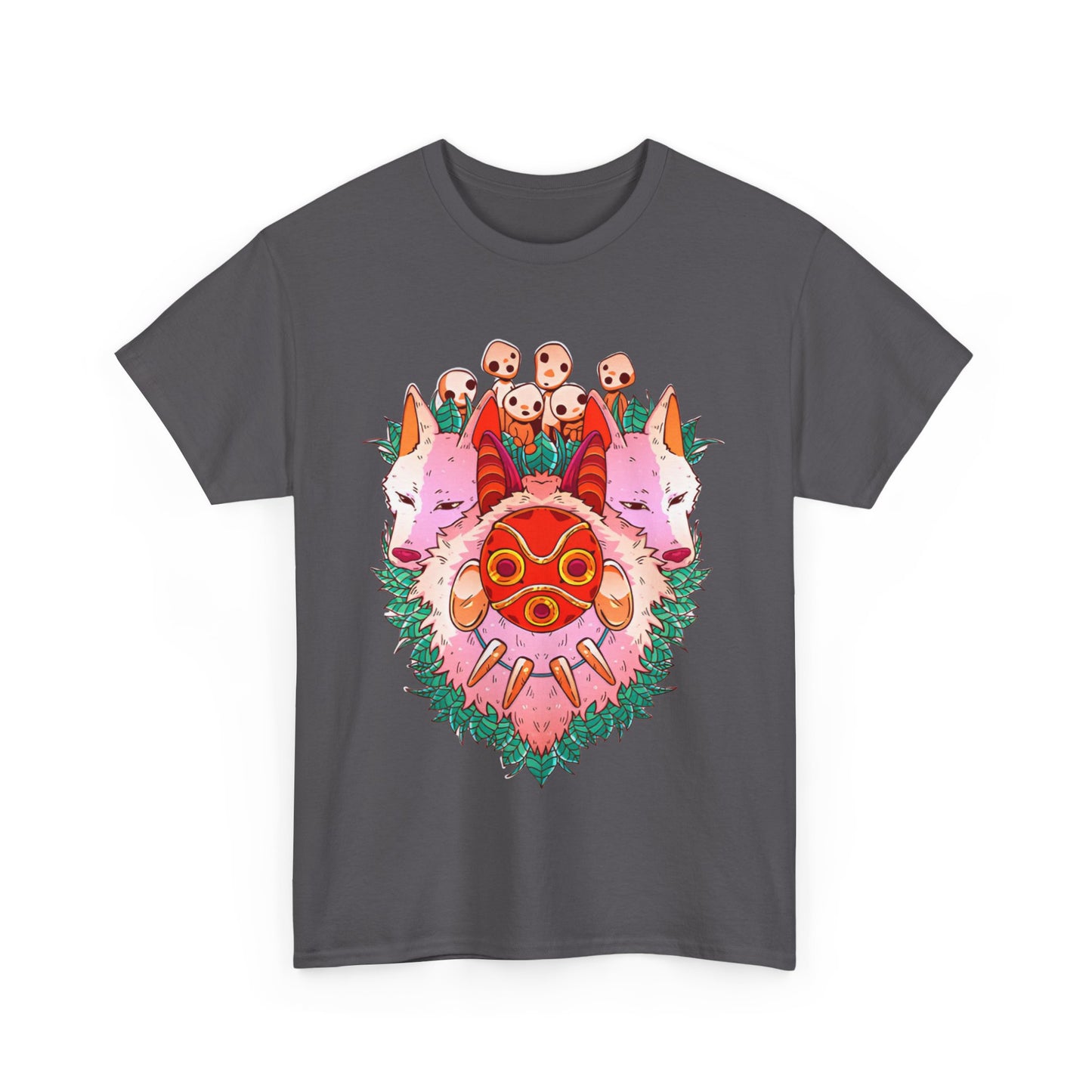 Mononoke Ghibli Art T-Shirt | Princess Mononoke Anime Cotton Tee