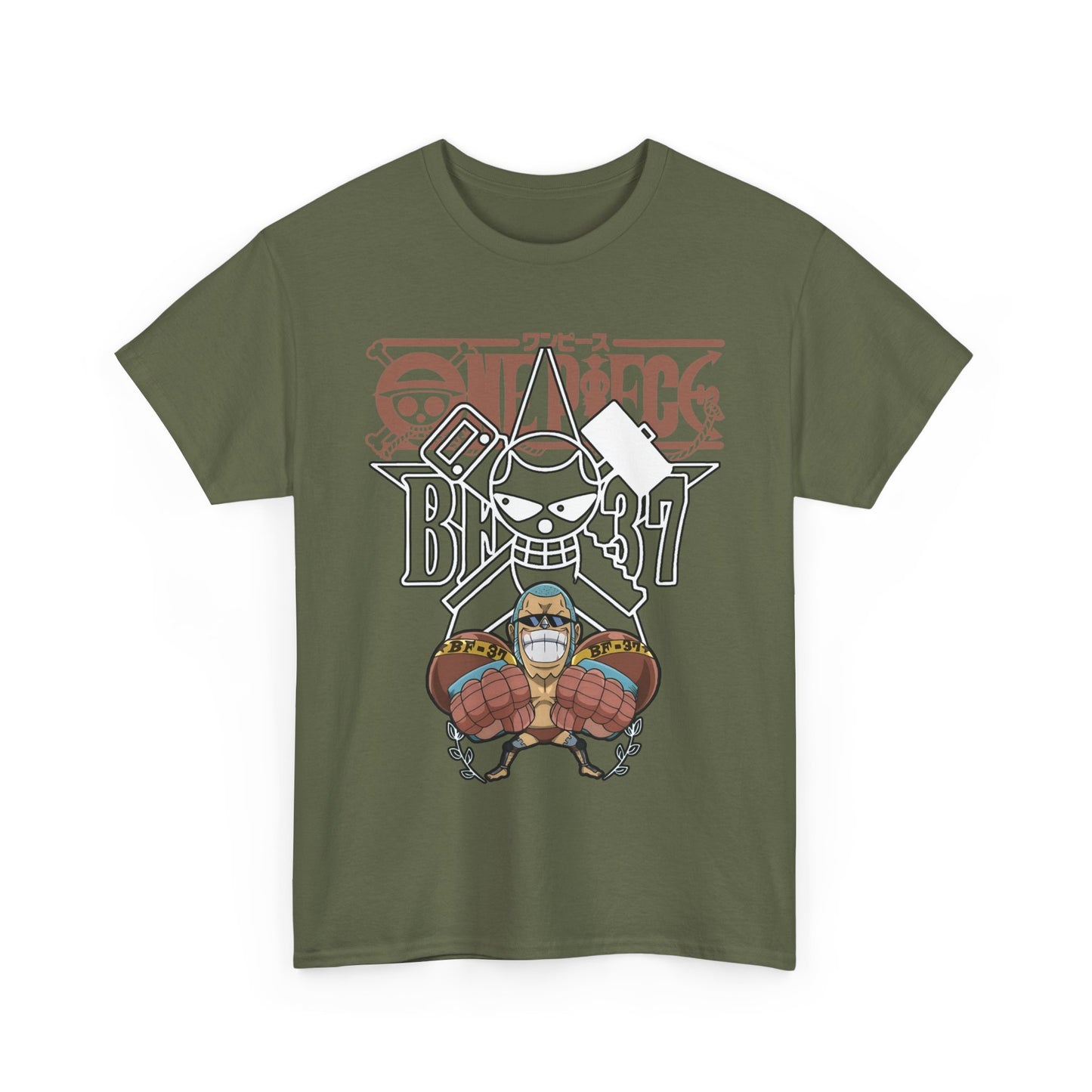 Franky One Piece T-Shirt – 100% Cotton Anime Tee for Fans