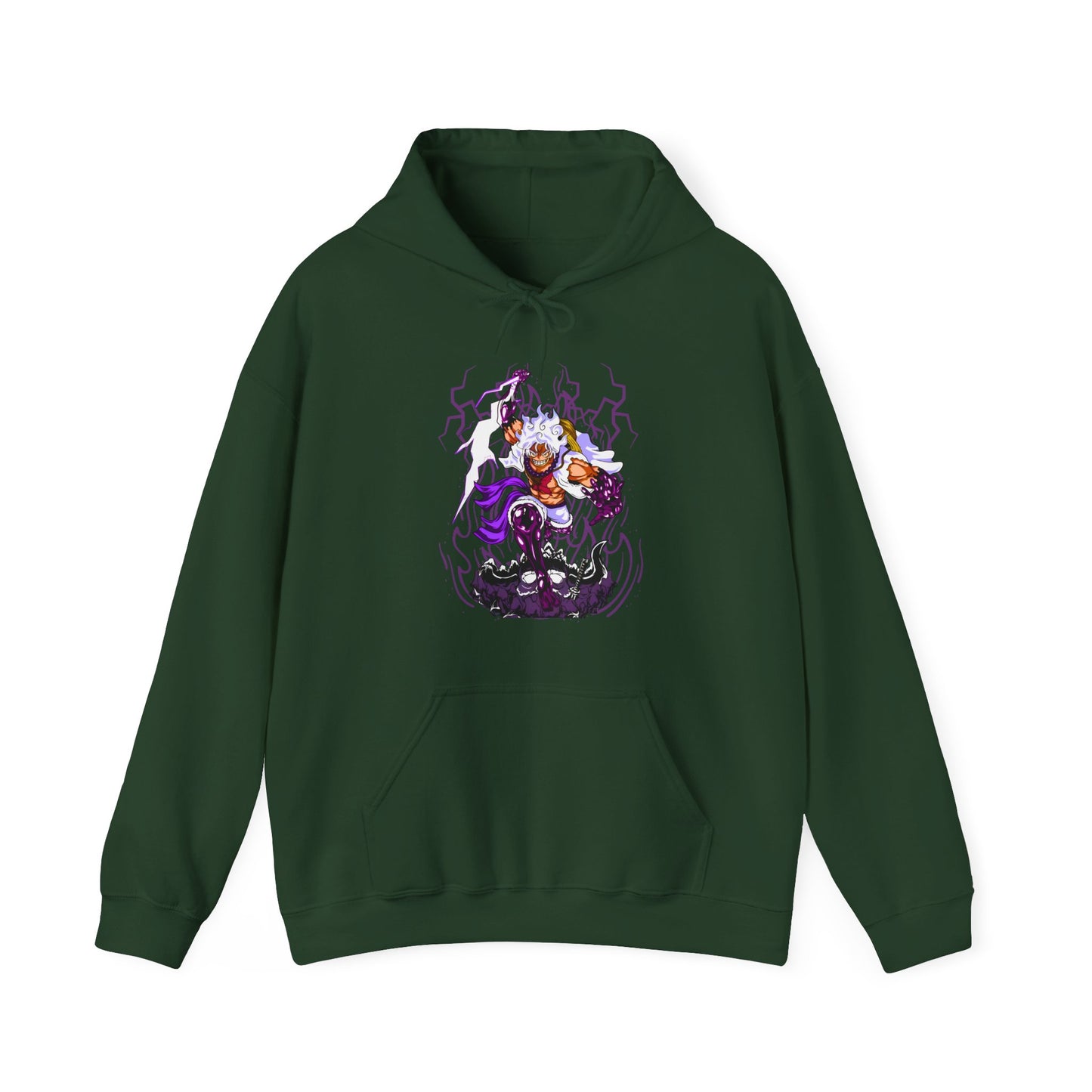 Luffy Gear 5 One Piece Hoodie – 100% Cotton Anime Hoodie for Straw Hat Fans
