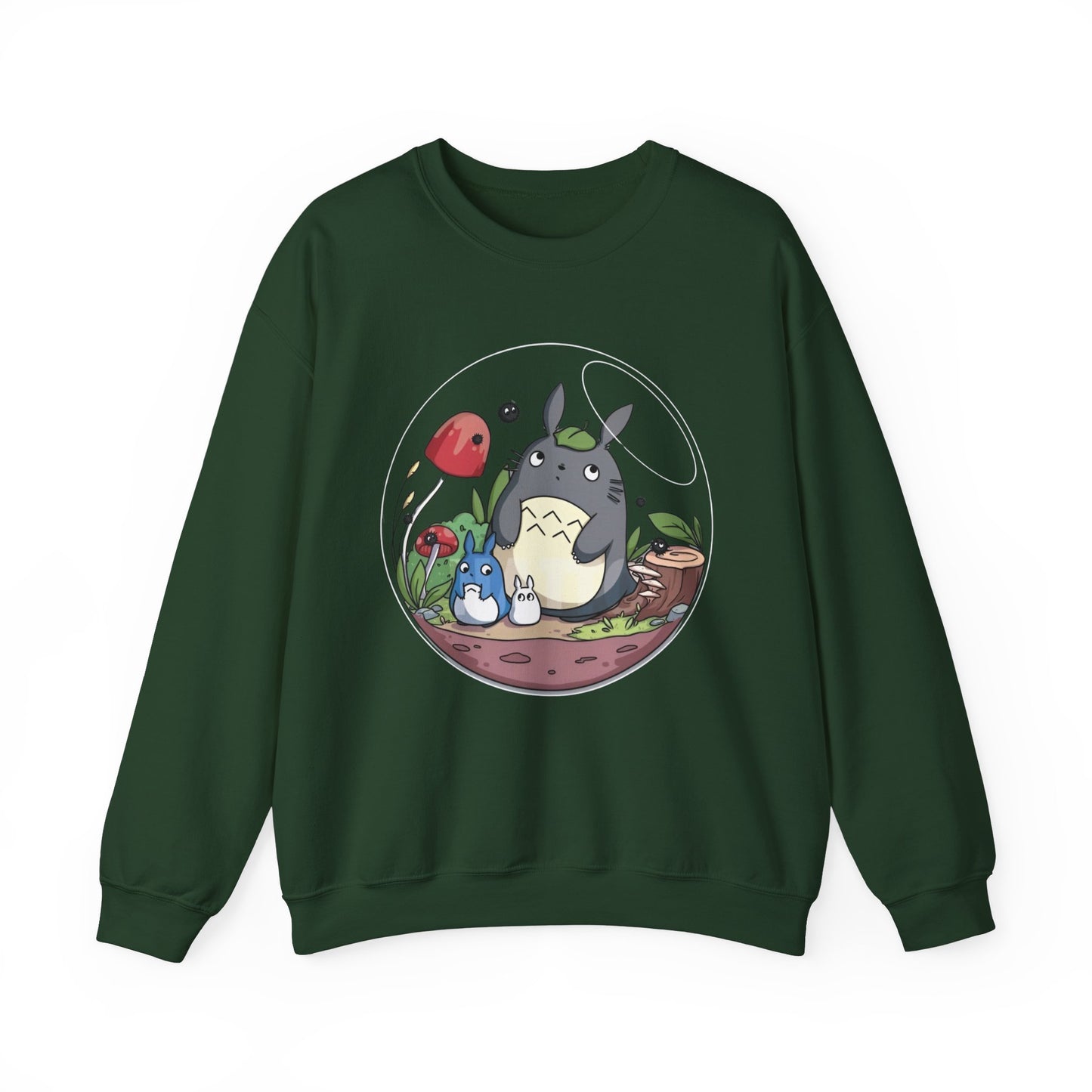 Totoro in a Bubble Sweatshirt – 100% Cotton Studio Ghibli Cozy Anime Pullover