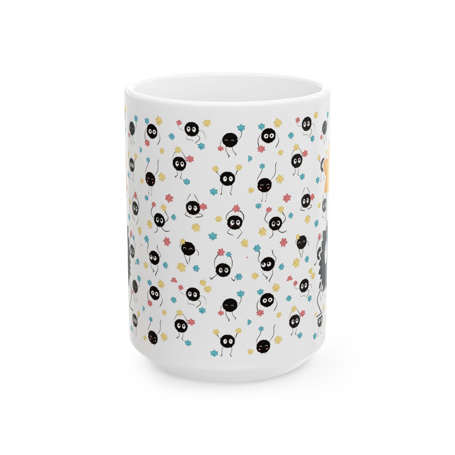 Soot Sprites Mug – Cute Studio Ghibli Coffee Cup – 11oz & 15oz Ceramic Anime Gift