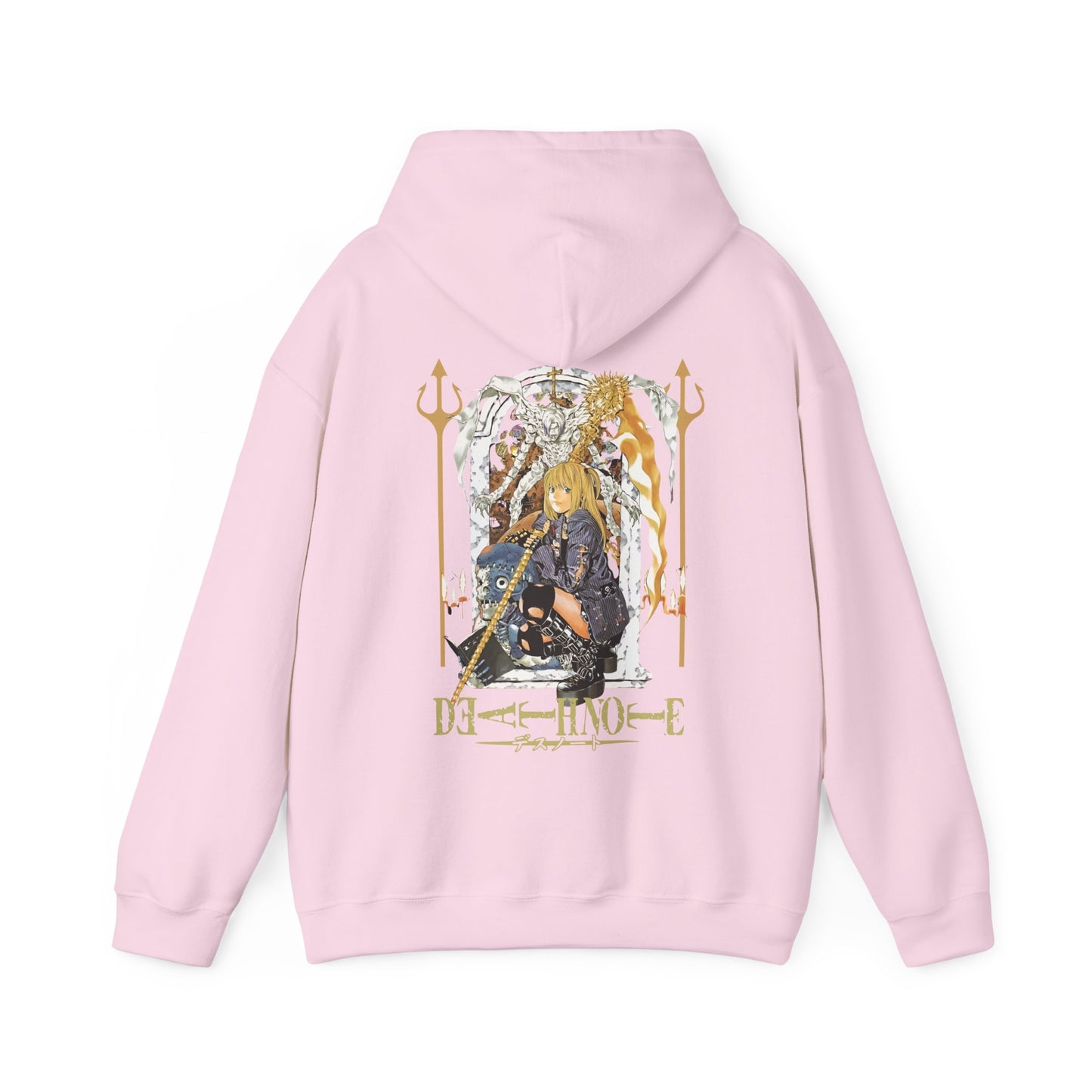 Misa Amane Death Note Back Print Hoodie – 100% Cotton Gothic Anime Streetwear