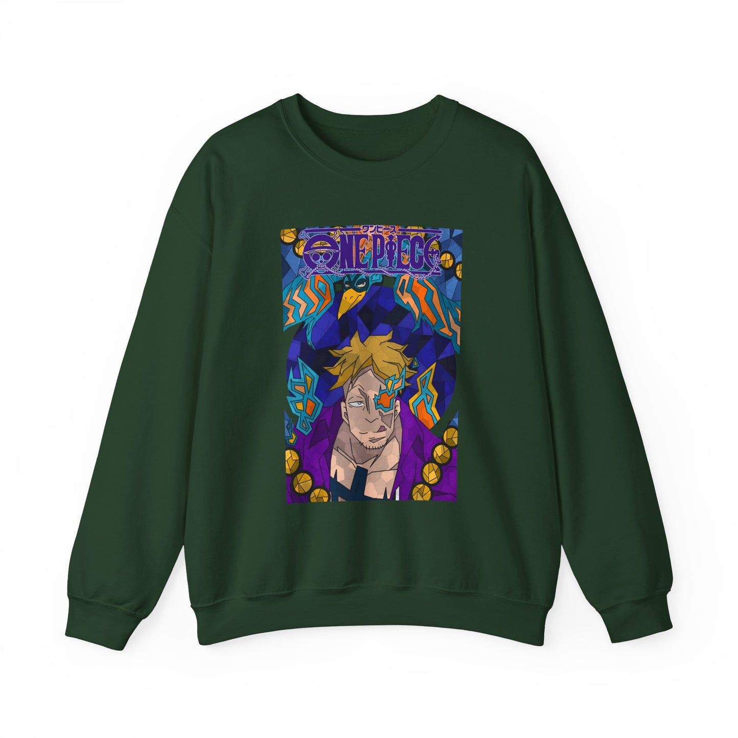 Marco the Phoenix One Piece Sweatshirt – 100% Cotton Anime Pullover for Fans