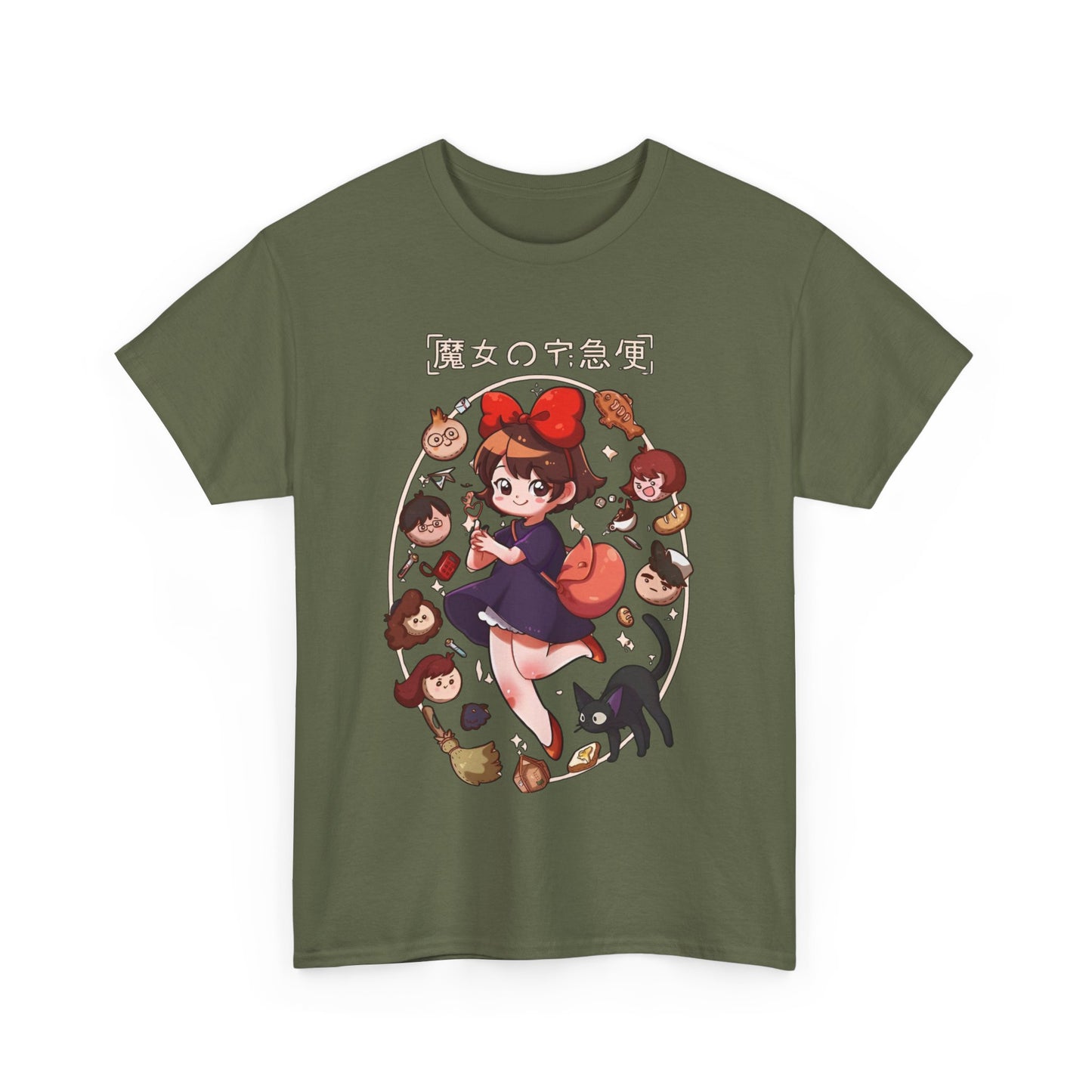 Mononoke Princess Shirt – Ghibli Forest Spirits Cotton Tee