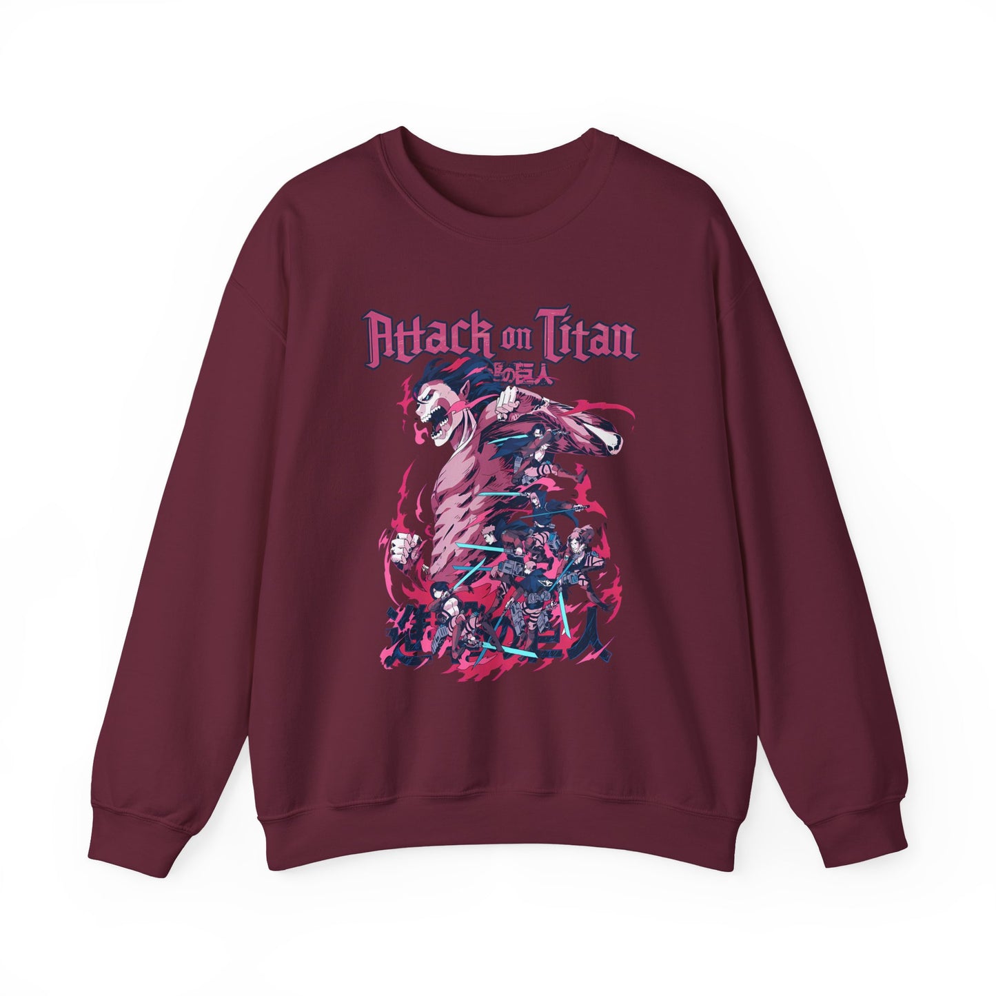 Attack on Titan Sweatshirt – 100% Cotton Pullover for Anime Fans
