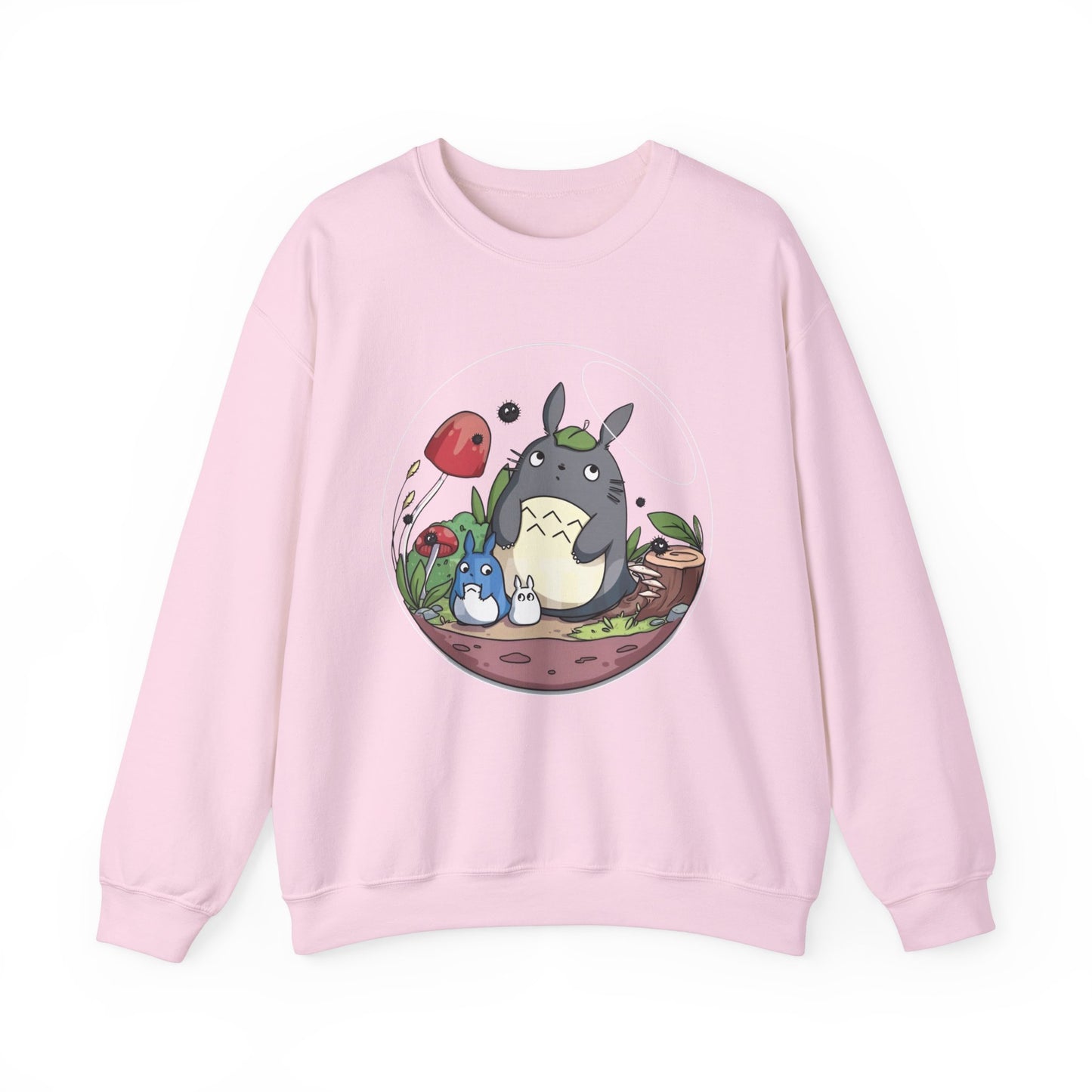 Totoro in a Bubble Sweatshirt – 100% Cotton Studio Ghibli Cozy Anime Pullover