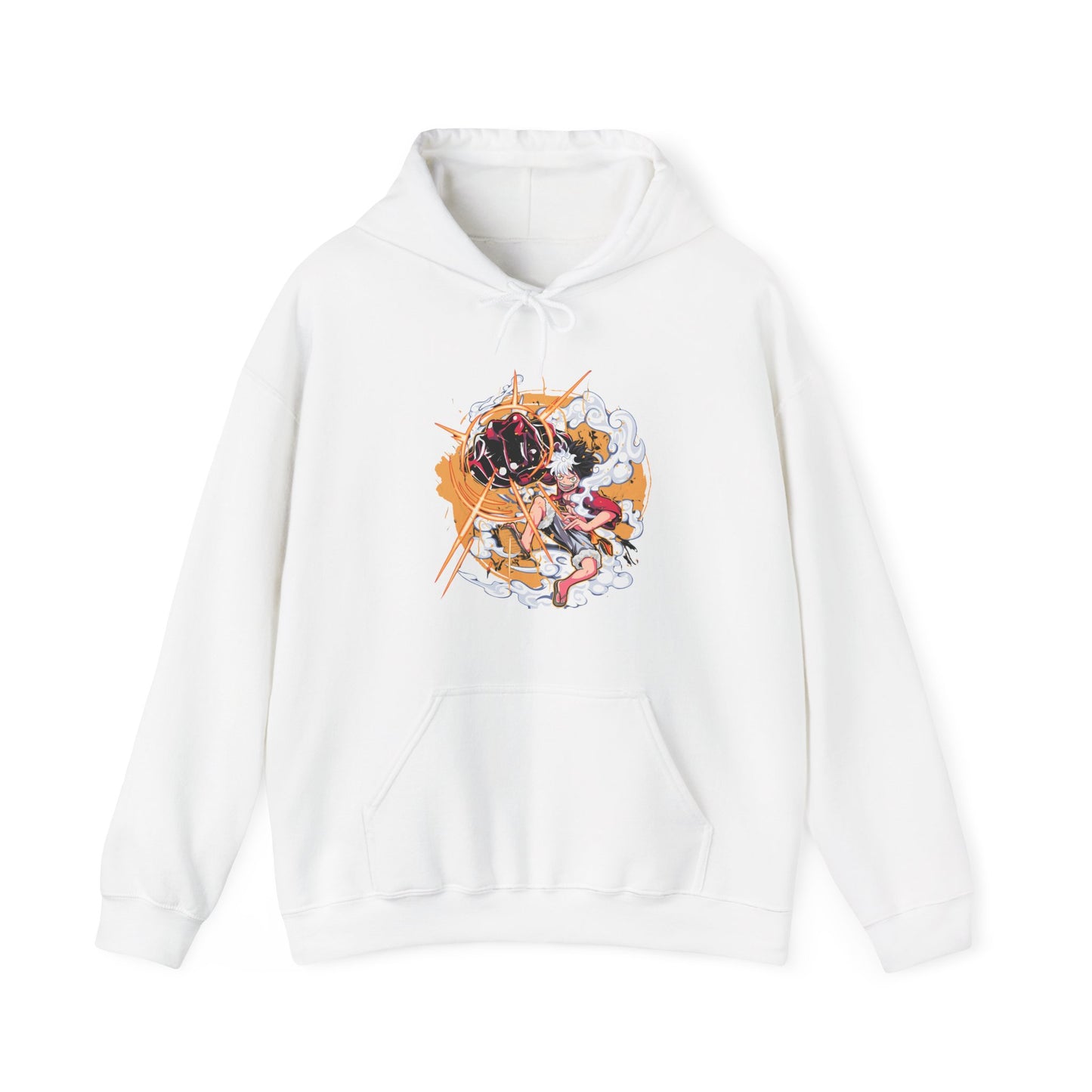 Power Luffy Hoodie – 100% Cotton One Piece Anime Hoodie for True Fans