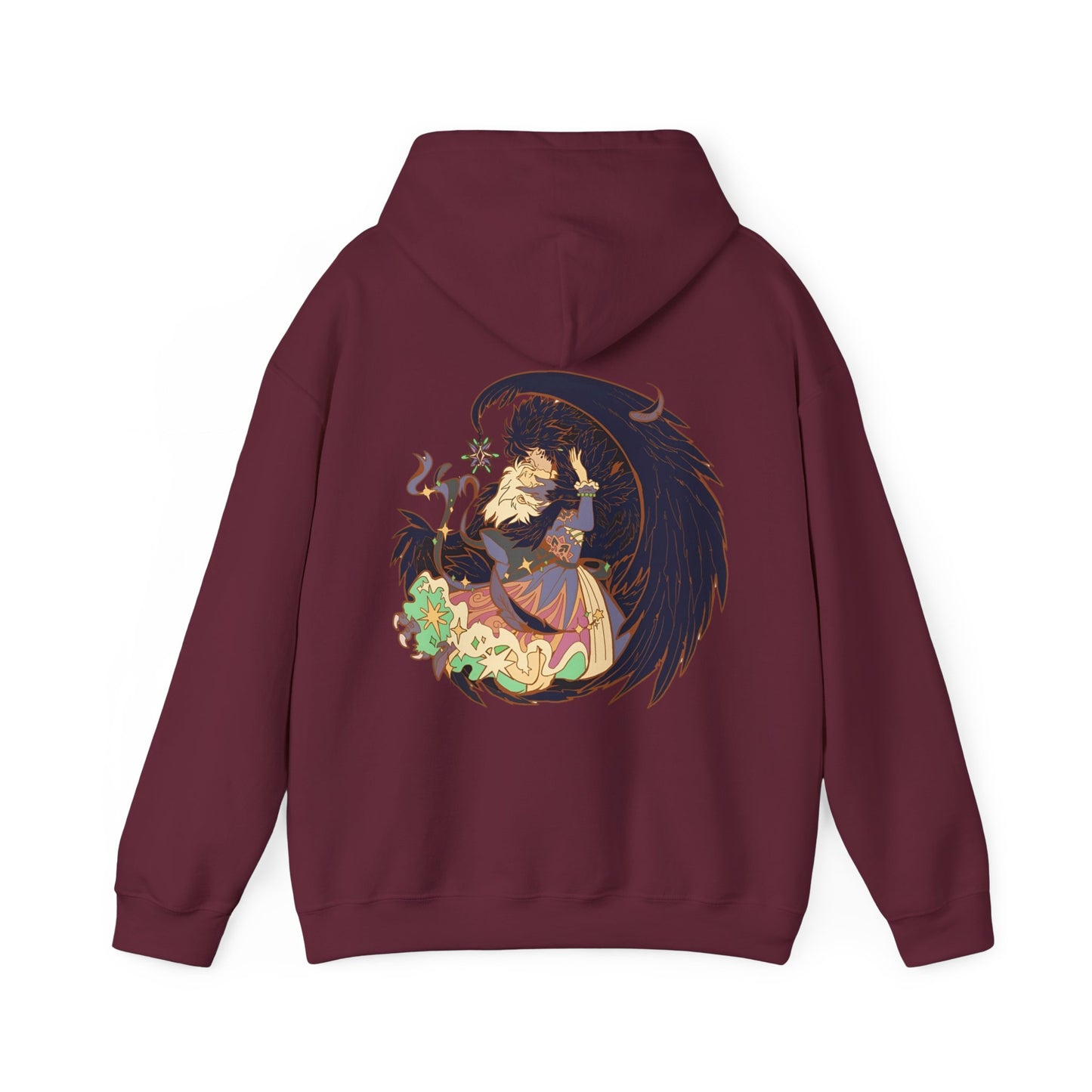Howl’s Moving Castle Kiss Hoodie | 100% Cotton Back Print Anime Sweatshirt