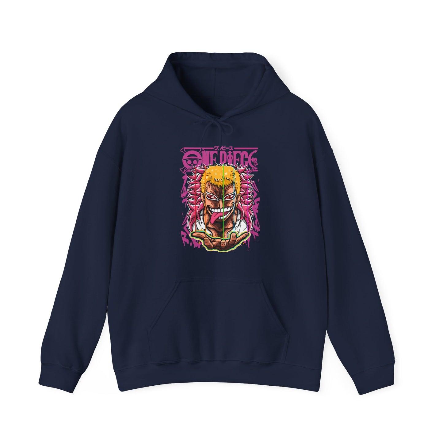 Donquixote Doflamingo One Piece Hoodie – 100% Cotton Anime Sweatshirt for Fans