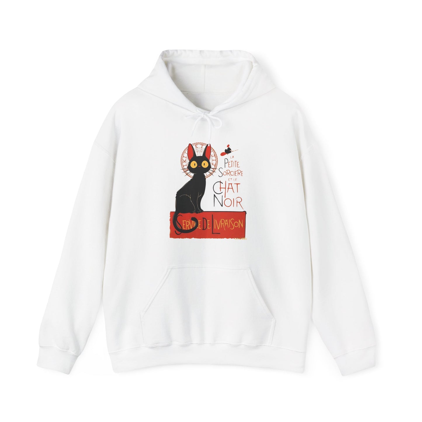 Kiki's Delivery Service Hoodie – 100% Cotton Studio Ghibli Anime Pullover | Service de Livraison