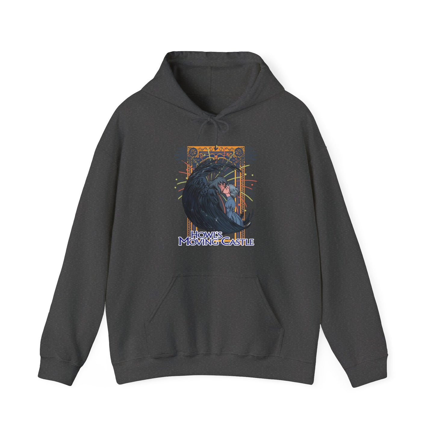 Howl’s Moving Castle Hoodie – 100% Cotton Studio Ghibli Pullover for Anime Fans