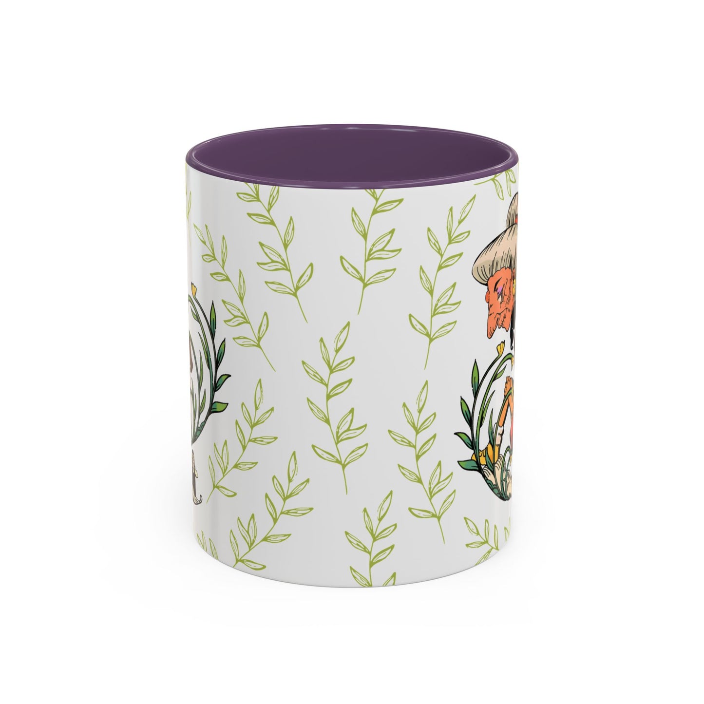 Spirited Away Chihiro Accent Mug – Studio Ghibli Coffee Cup with Colored Handle – 11oz & 15oz Ceramic Anime Gift