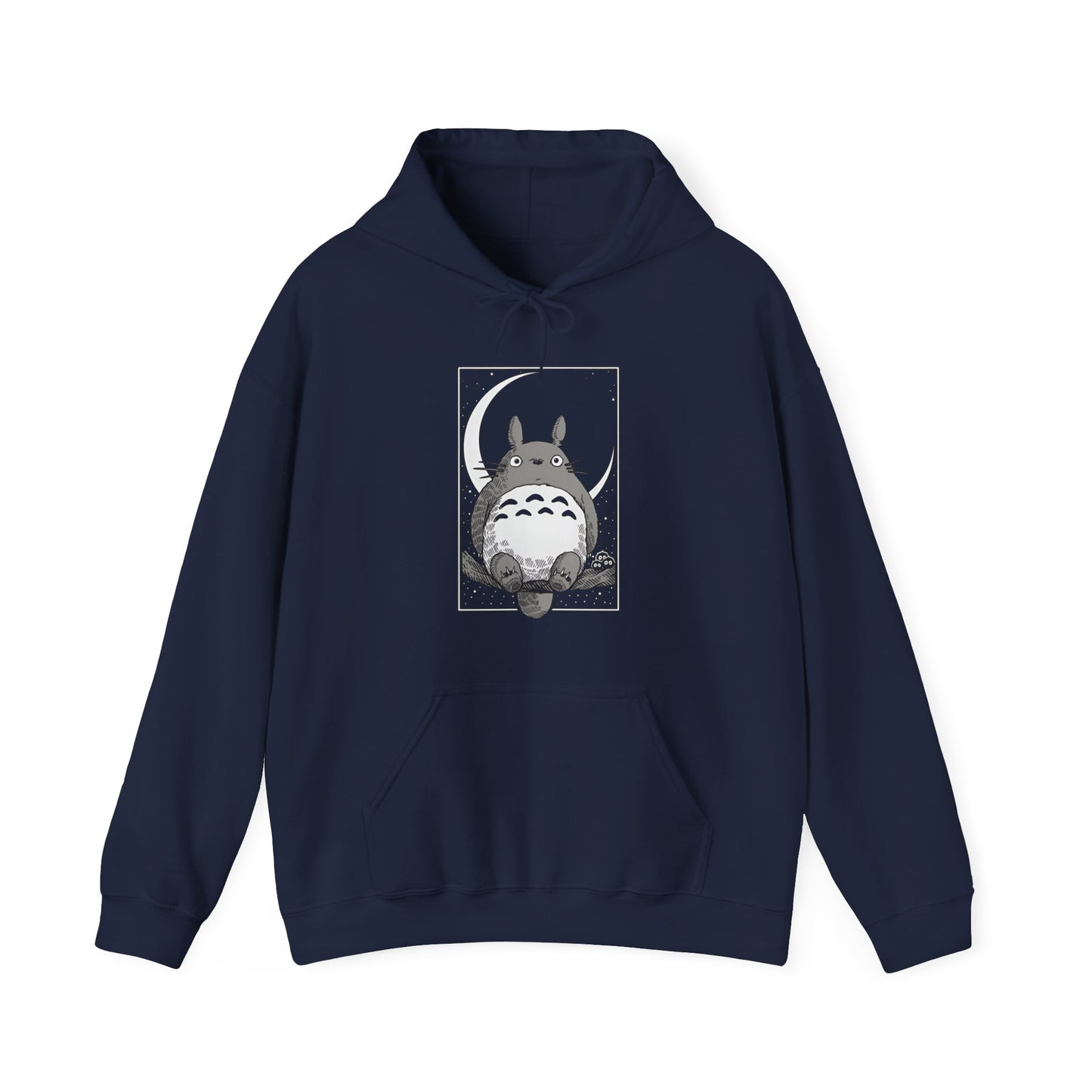 Totoro Night Dreams Hoodie – 100% Cotton Studio Ghibli Sweatshirt for Anime Fans