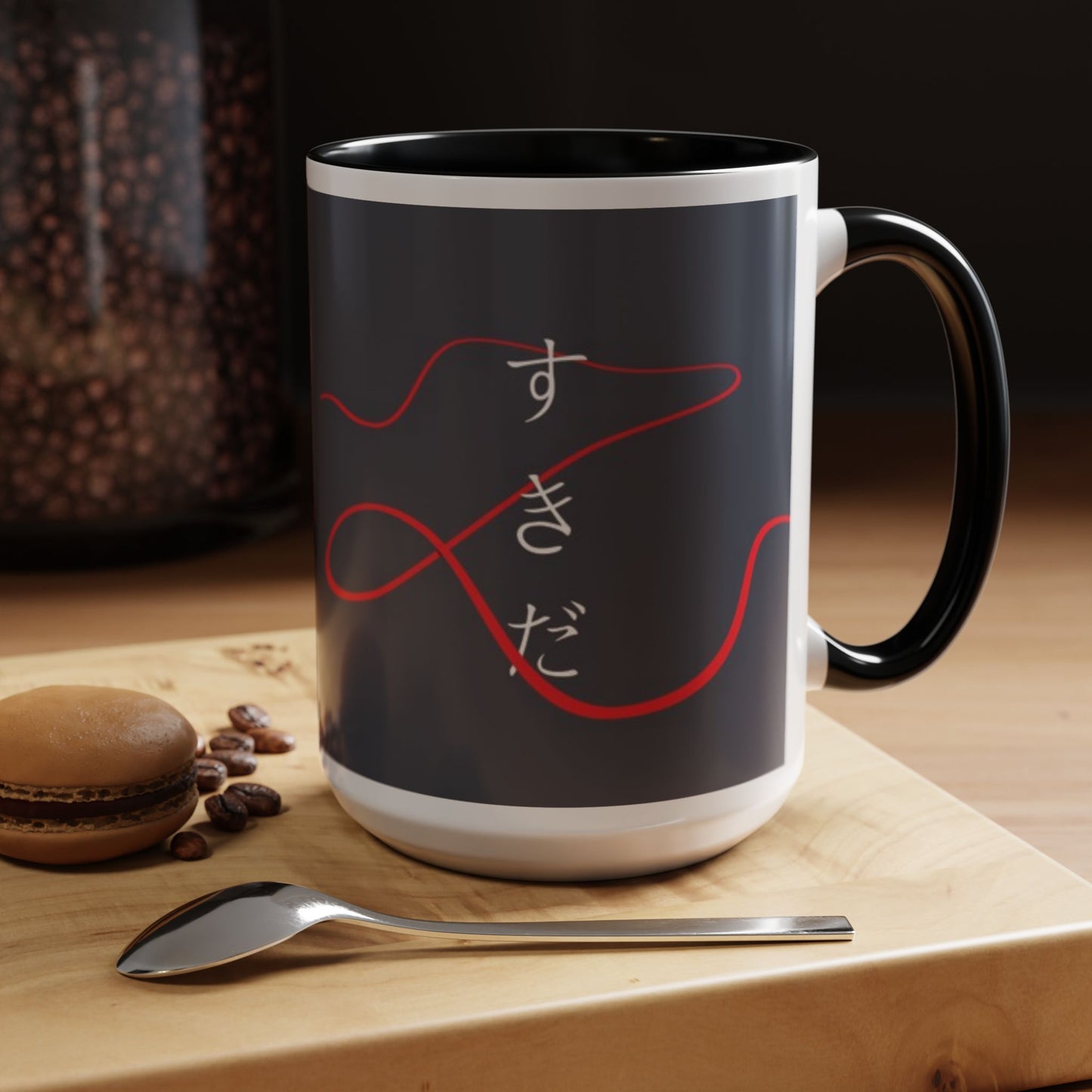 Your Name Accent Mug – Kimi no Na wa Color Handle Cup 11oz & 15oz – Romantic Anime Sky Scene Gift