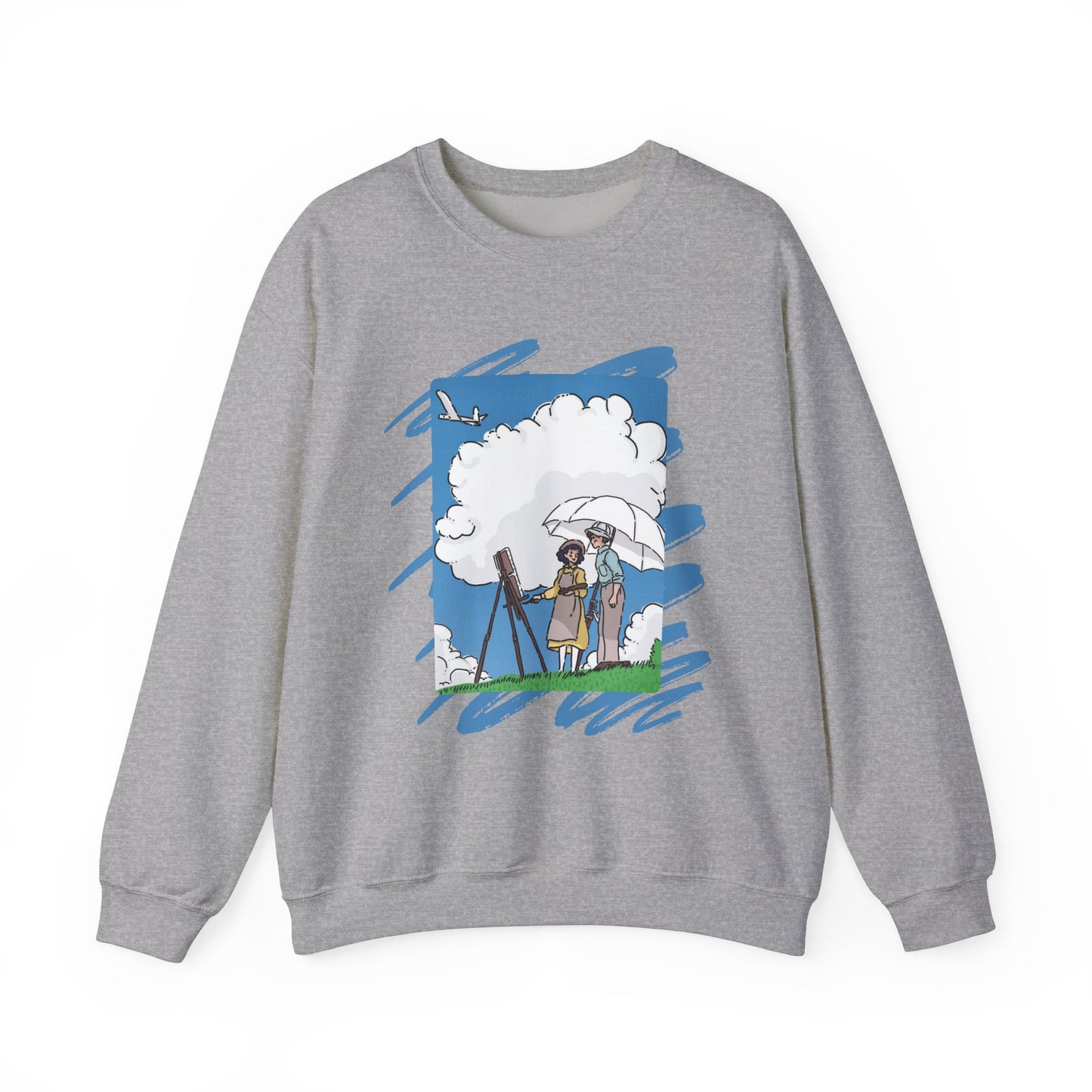 The Wind Rises Studio Ghibli Sweatshirt – 100% Cotton Cozy Anime Pullover for Ghibli Fans