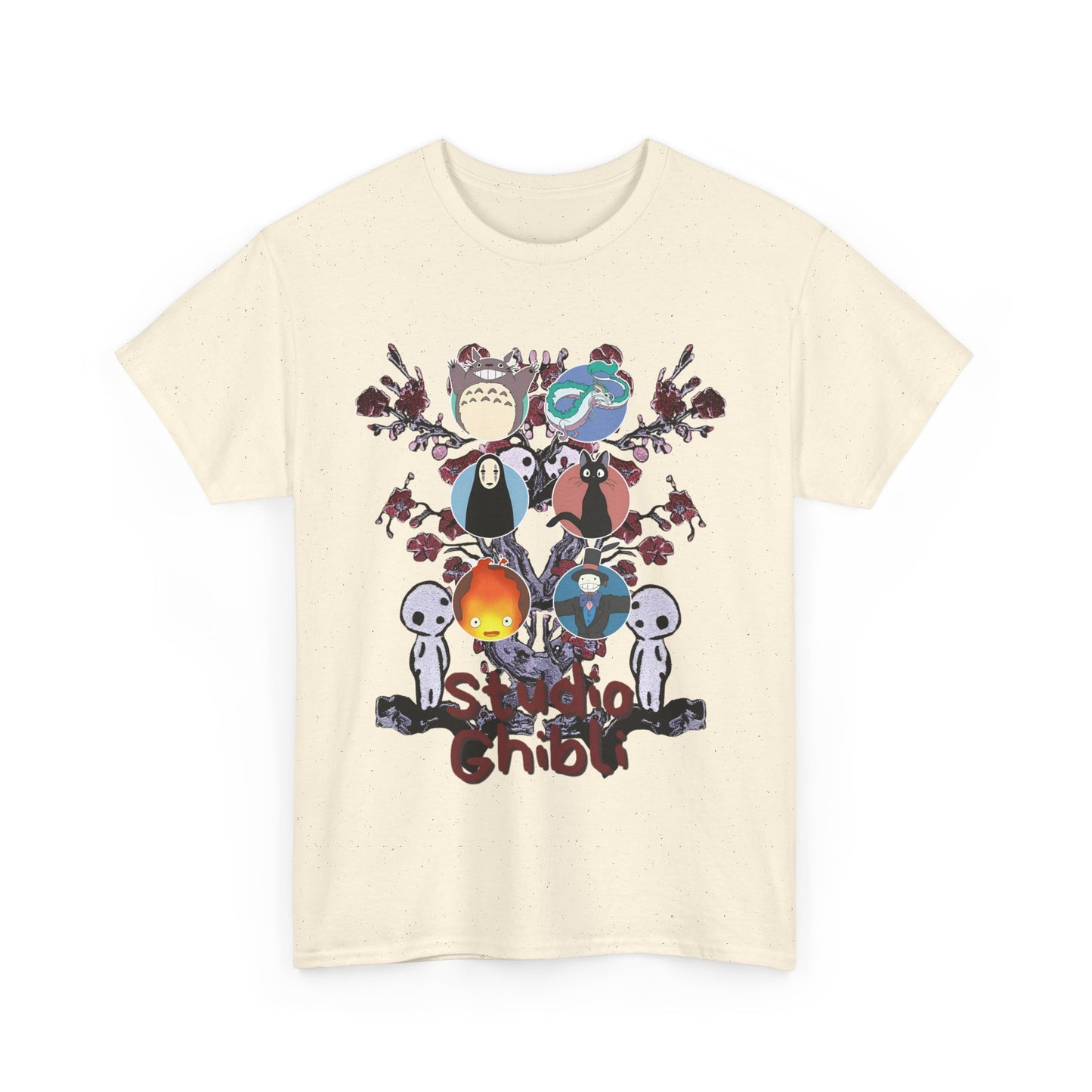 Studio Ghibli T-Shirt 100% Cotton Anime Fan Tee