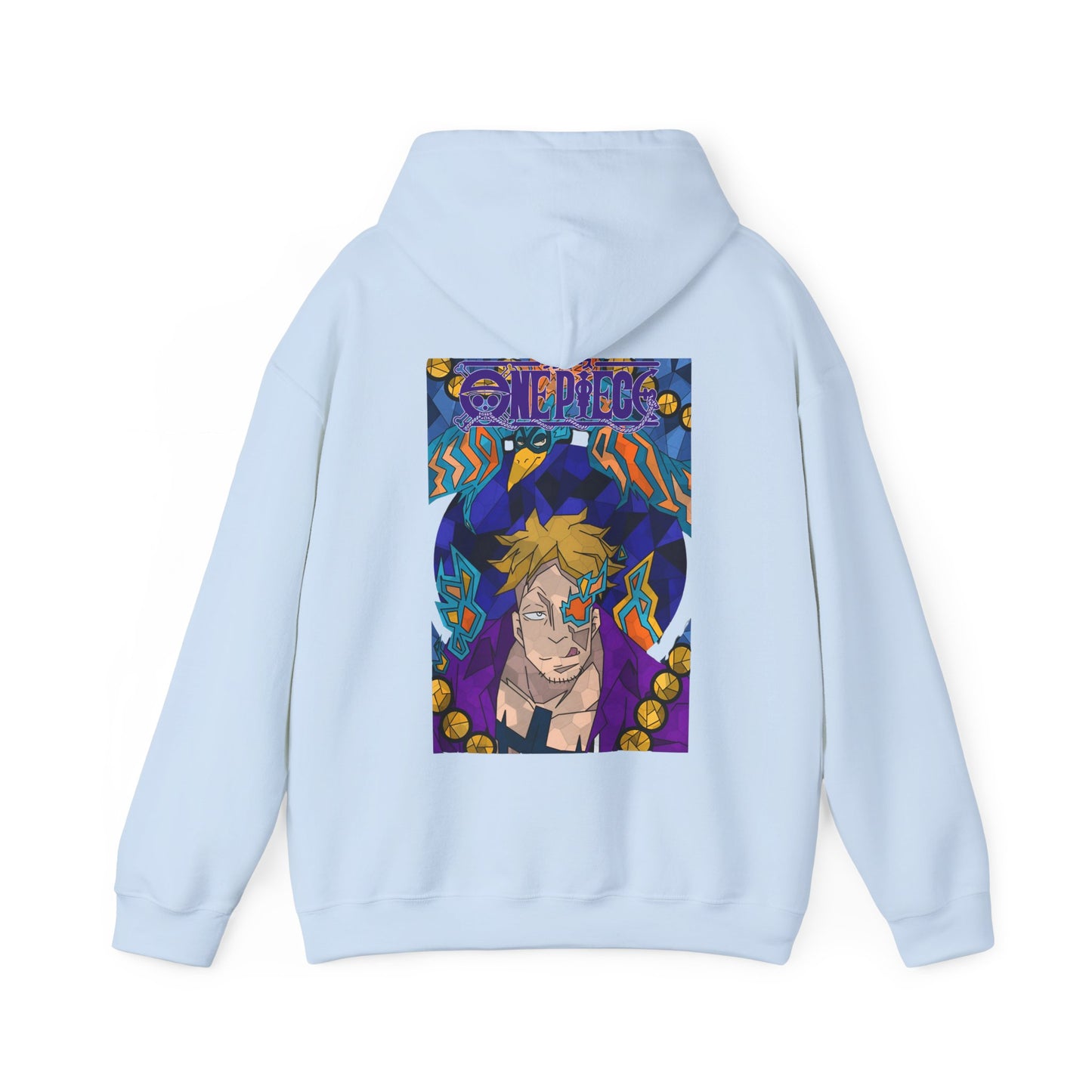 "Marco the Phoenix One Piece Hoodie – 100% Cotton Back Print Anime Sweatshirt"