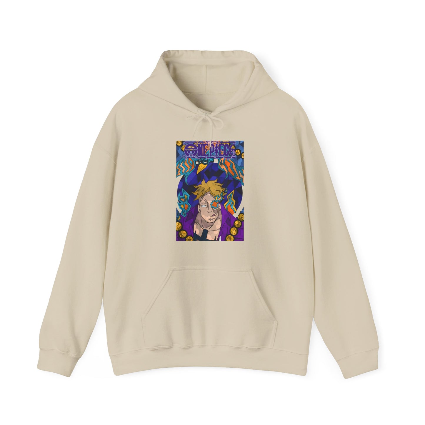 "Marco the Phoenix Hoodie – 100% Cotton One Piece Anime Sweatshirt for Fans"