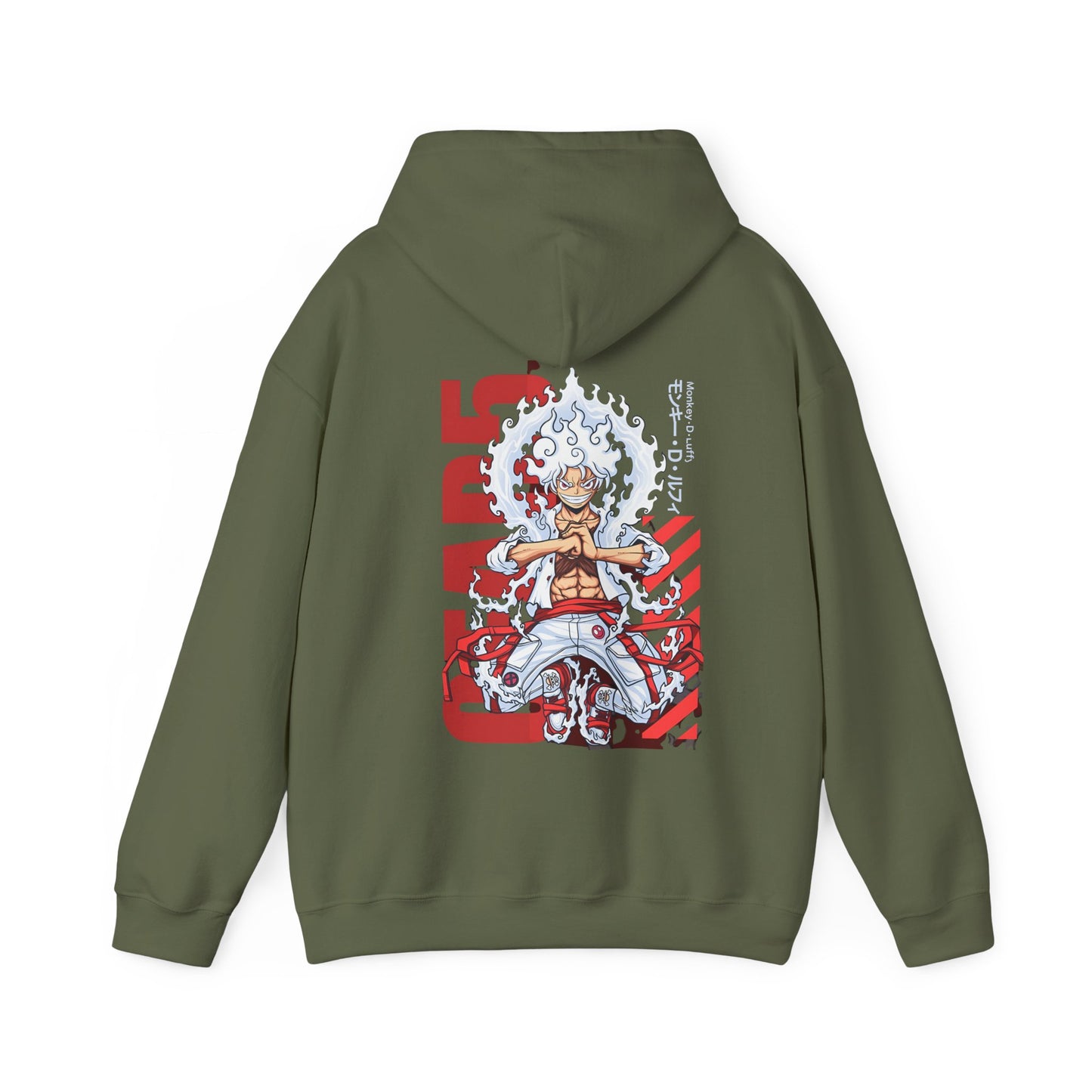 Monkey D. Luffy Back Print Hoodie – 100% Cotton One Piece Anime Streetwear