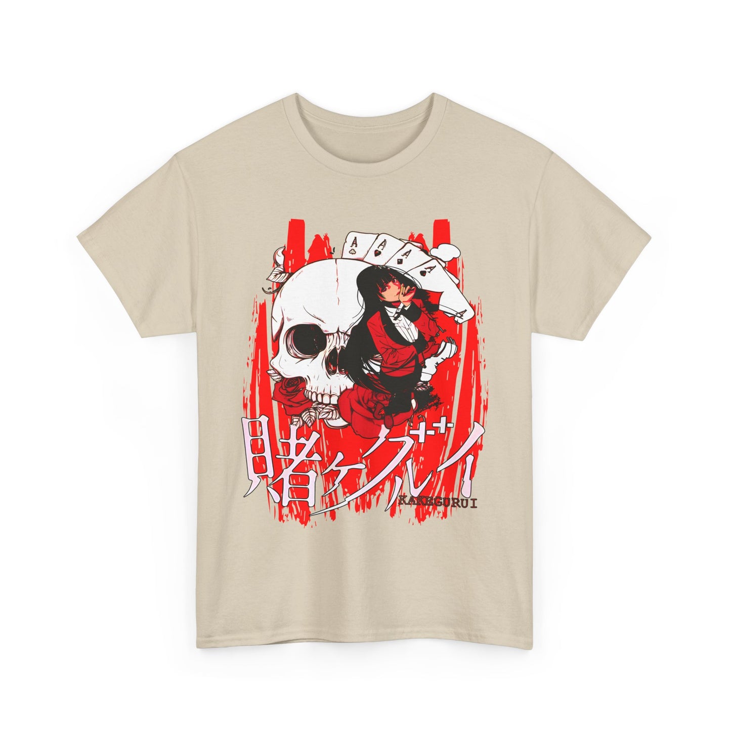 Kakegurui Anime T-Shirt – 100% Cotton Yumeko Jabami Graphic Tee for Fans