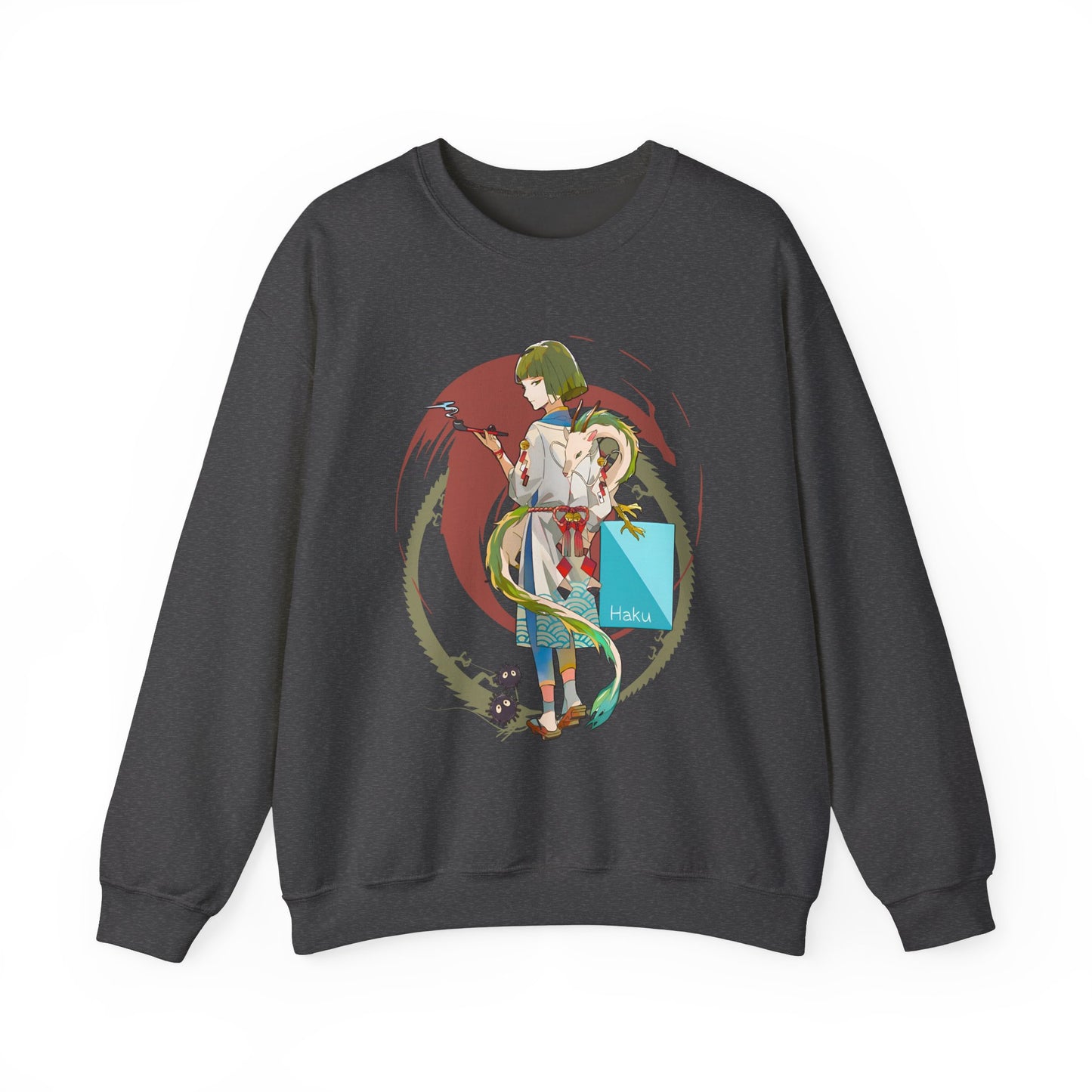 Haku Spirited Away Sweatshirt – 100% Cotton Studio Ghibli Pullover for Anime and Ghibli Fans