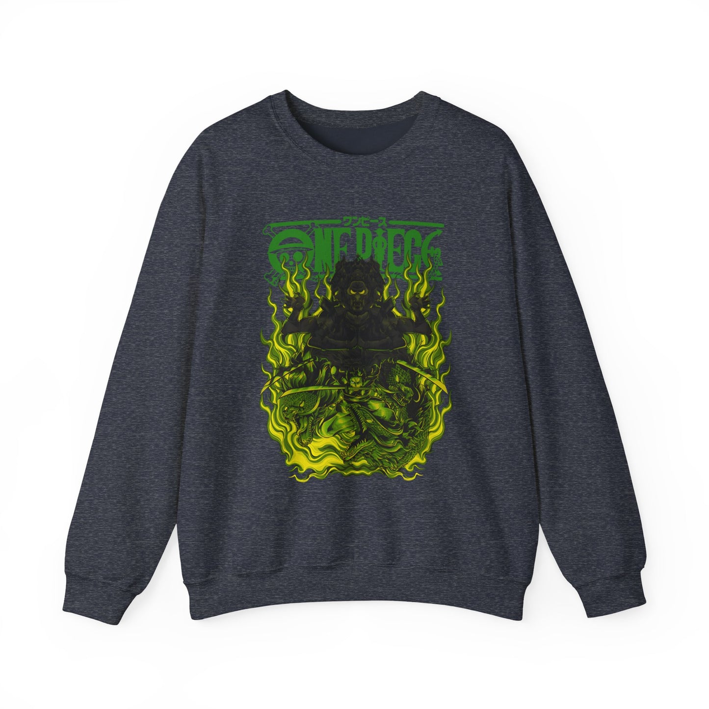 Roronoa Zoro One Piece Sweatshirt – 100% Cotton Anime Pullover for Swordsman Fans
