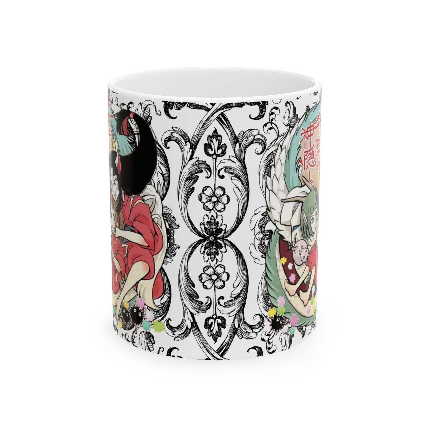 Spirited Away Cool Anime Mug – Studio Ghibli Ceramic Coffee Cup – 11oz & 15oz Gift for Anime Fans
