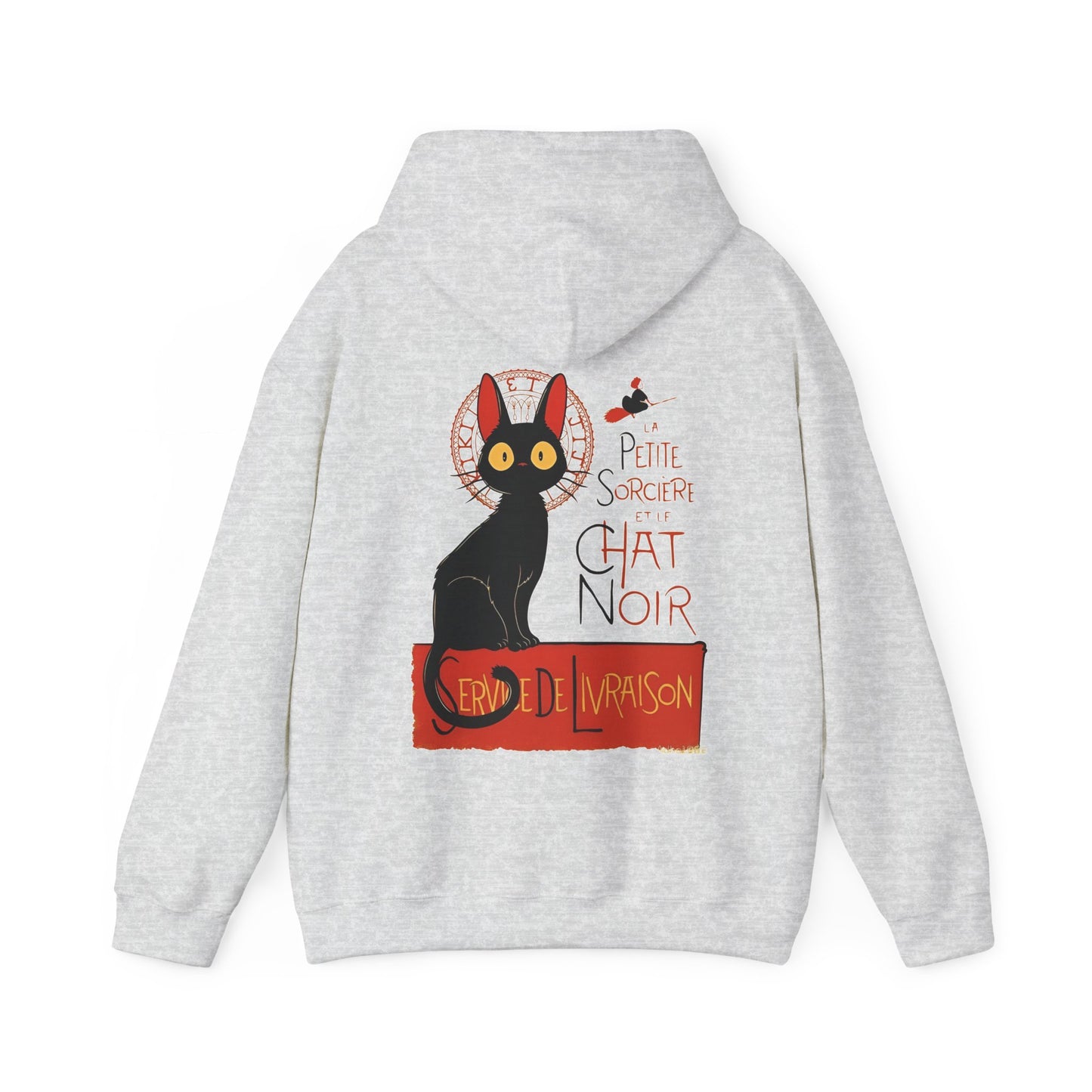 Kiki’s Delivery Service Hoodie | 100% Cotton Back Print Sweatshirt | Studio Ghibli Apparel