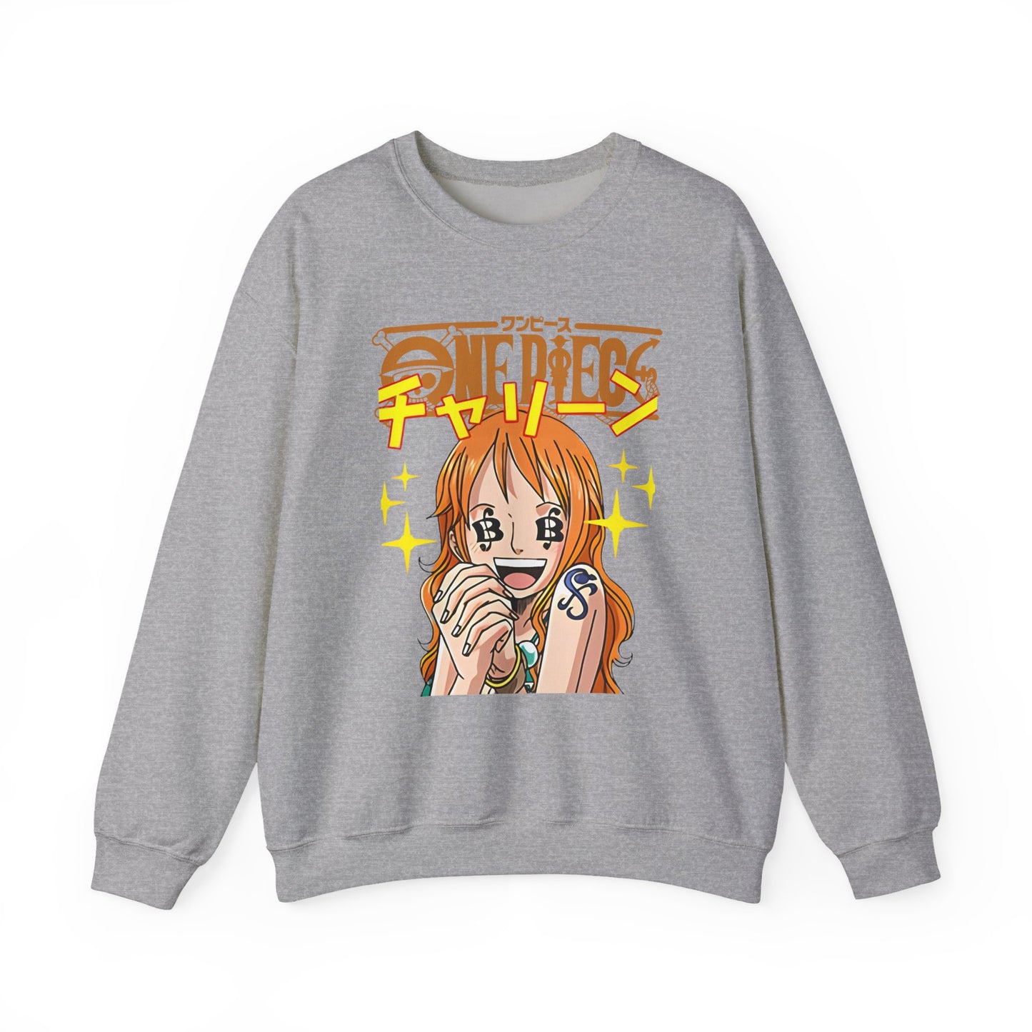Nami One Piece Sweatshirt – 100% Cotton Anime Pullover for Straw Hat Fans