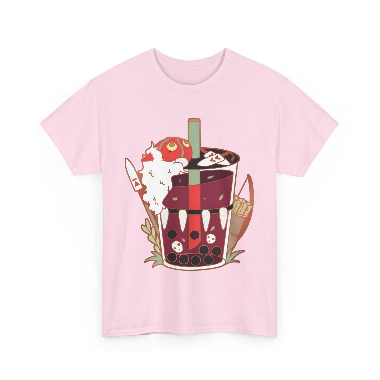 Princess Mononoke Smoothie Art T-Shirt | 100% Cotton Studio Ghibli Anime Tee