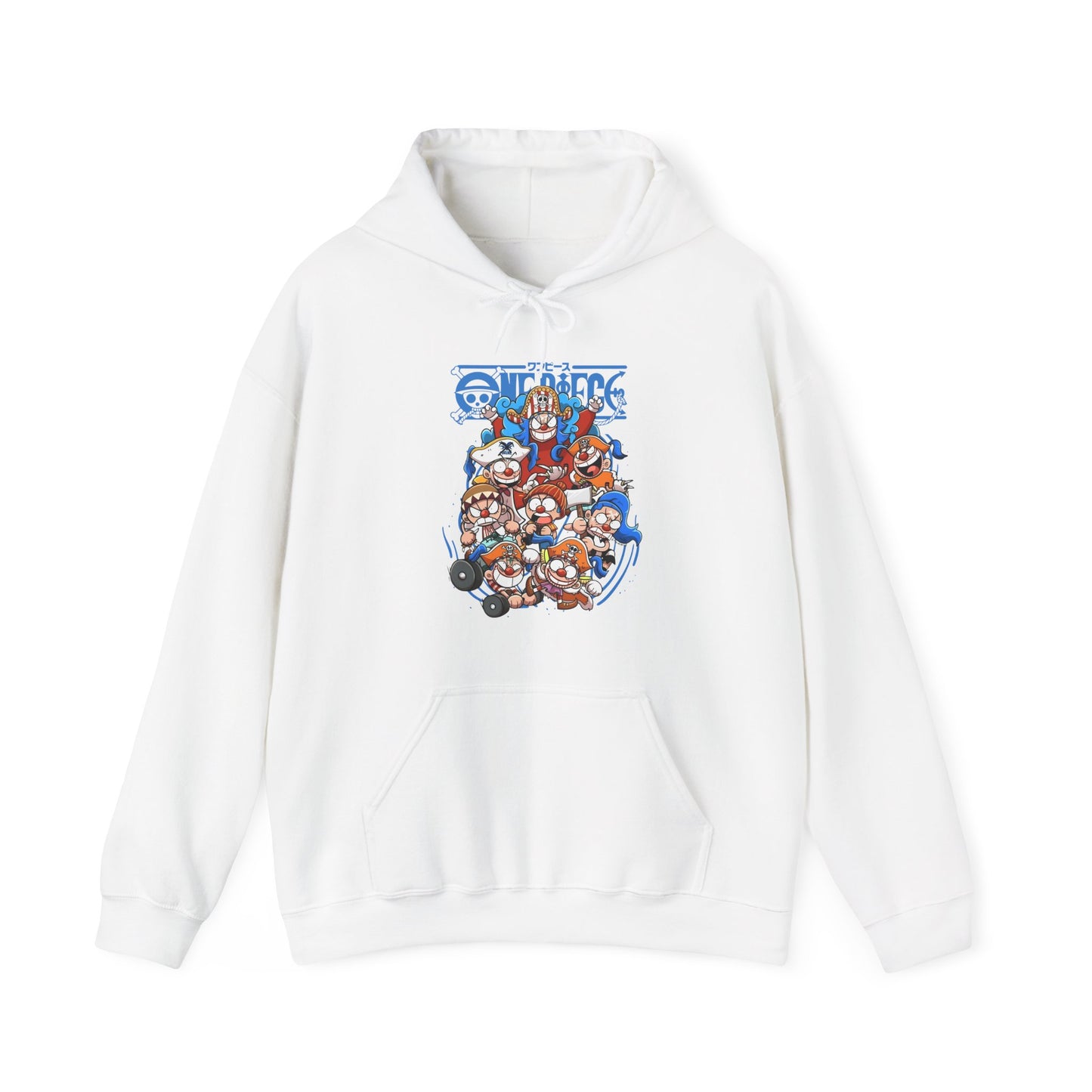 Buggy the Star Clown One Piece Hoodie – 100% Cotton Anime Hoodie for One Piece Fans
