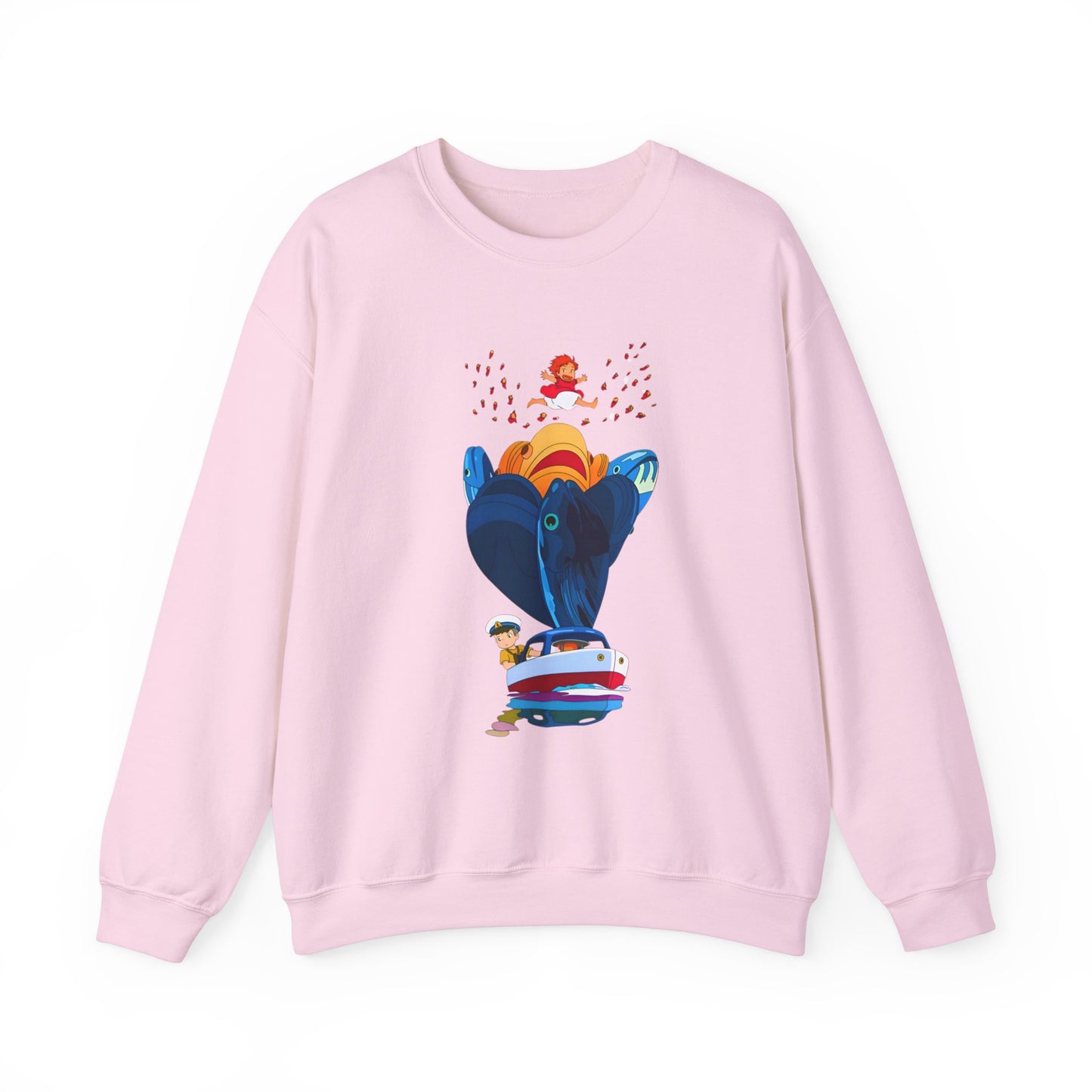 Ponyo and Sosuke Sea Dreams Sweatshirt – 100% Cotton Studio Ghibli Anime Pullover