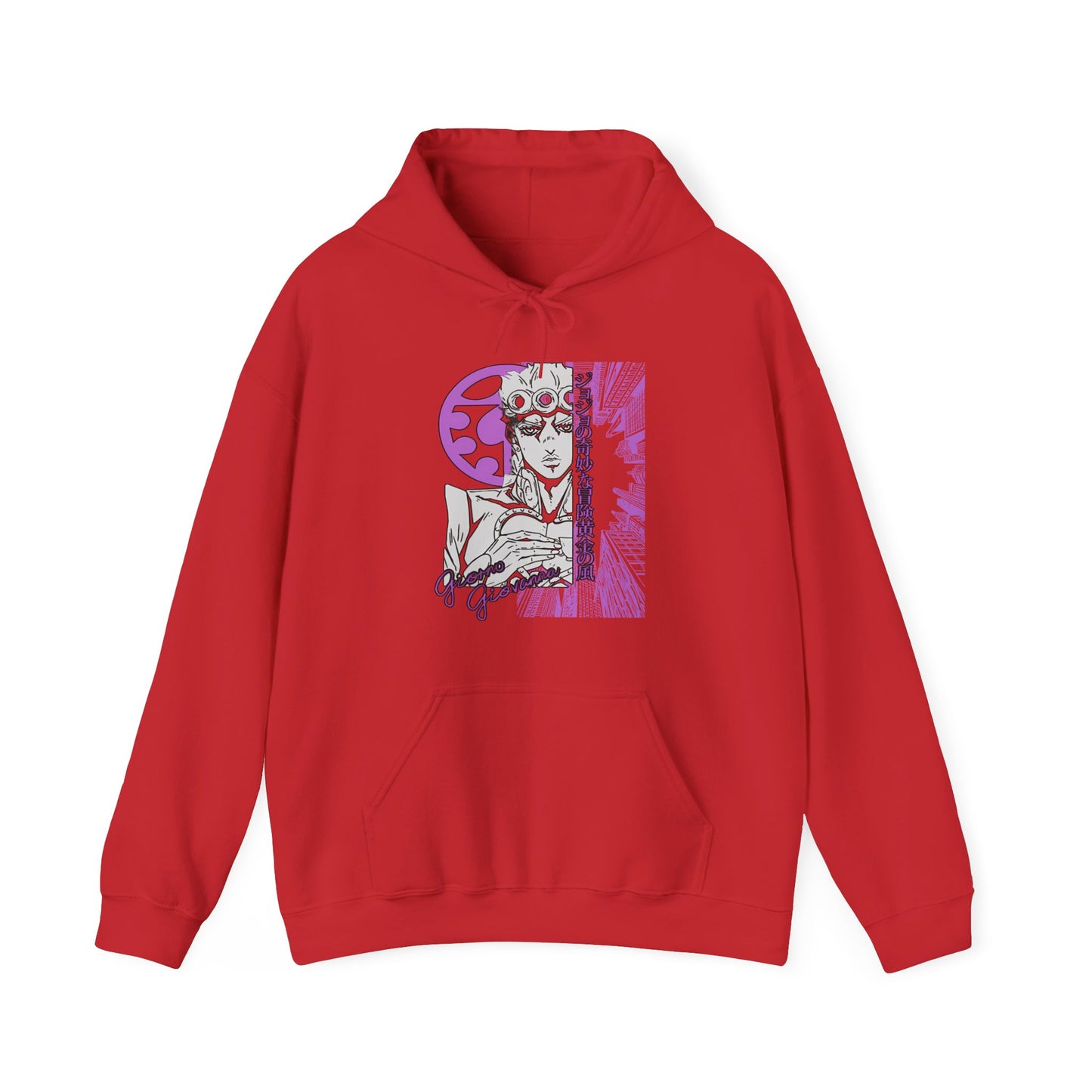 Giorno Giovanna Hoodie – 100% Cotton JoJo’s Bizarre Adventure Anime Streetwear