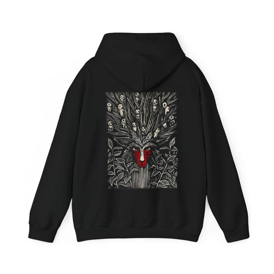 Forest Spirit Studio Ghibli Back Print Hoodie – 100% Cotton Anime Streetwear for Ghibli Fans