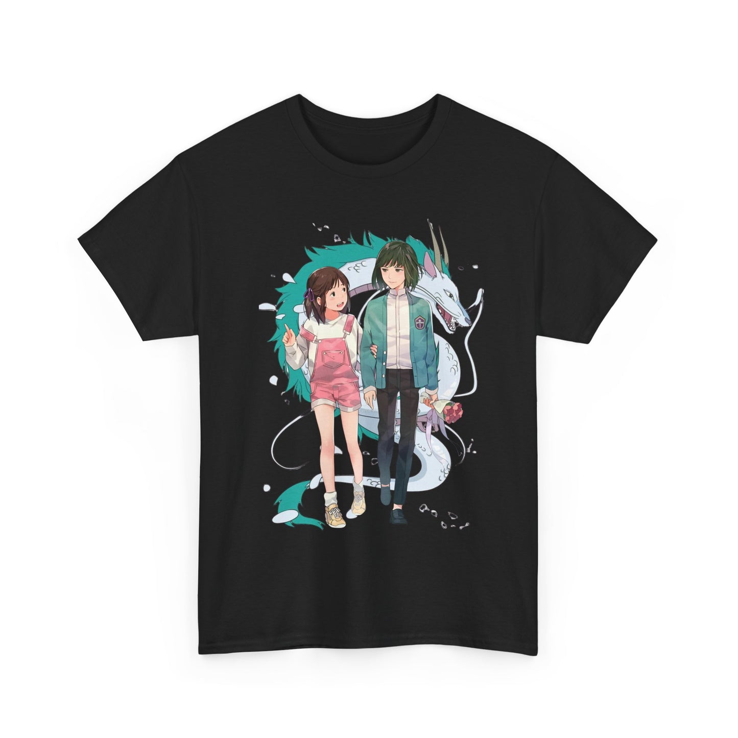 Spirited Away T-Shirt 100% Cotton Studio Ghibli Anime Graphic Tee