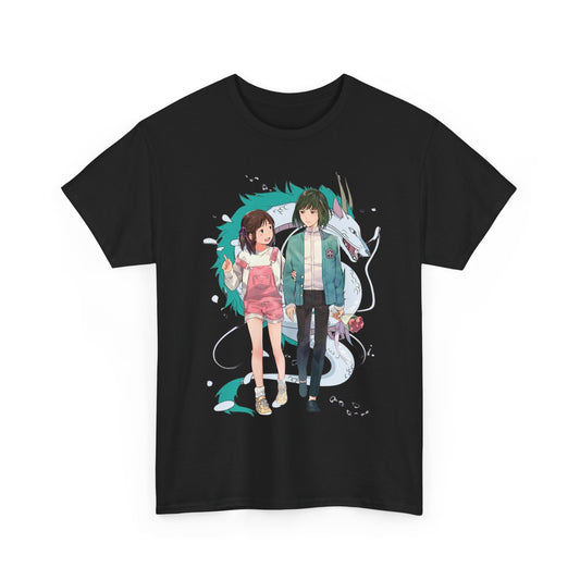Spirited Away T-Shirt 100% Cotton Studio Ghibli Anime Graphic Tee