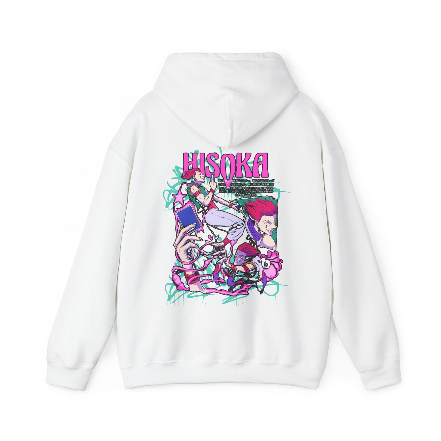 Hisoka Morow Hunter x Hunter Hoodie with Back Print – 100% Cotton | Anime Streetwear for Fans
