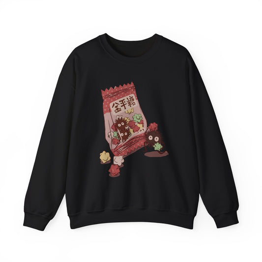 Soot Sprites Candy Sweatshirt – 100% Cotton Cute Studio Ghibli Anime Pullover