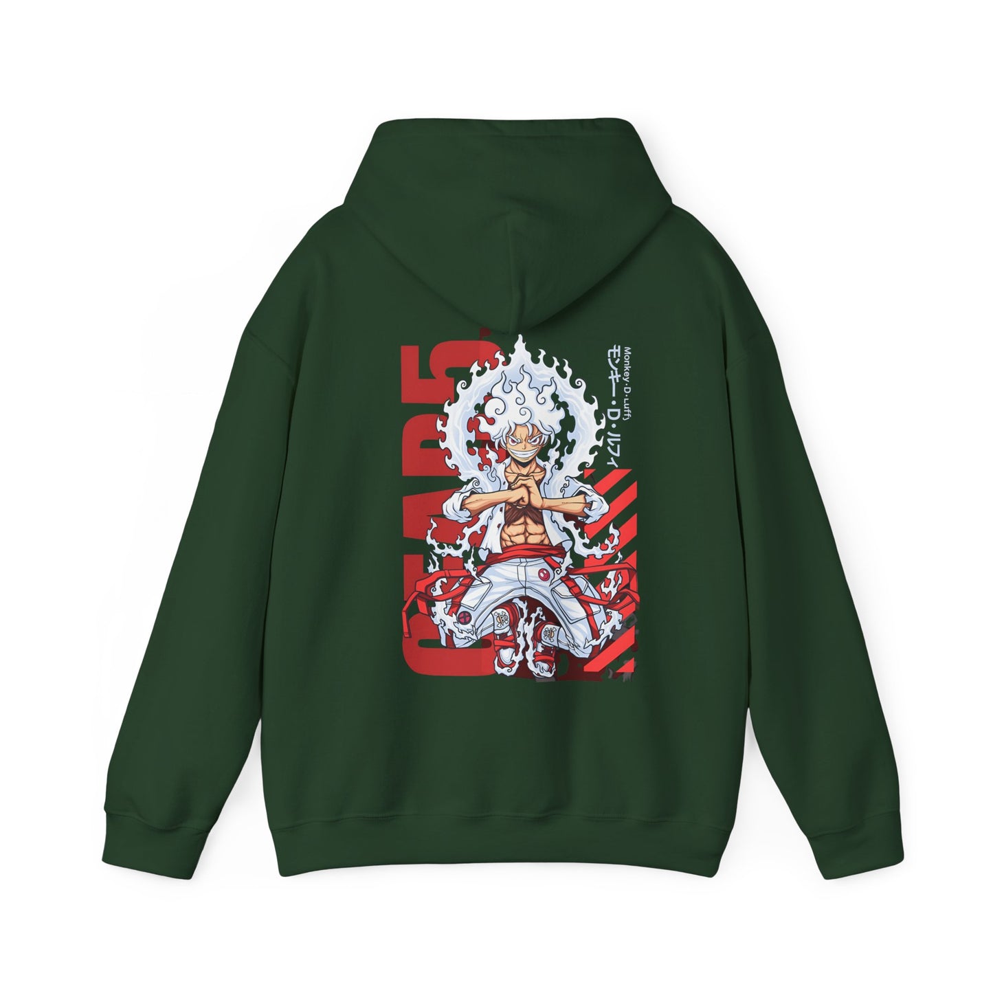 Monkey D. Luffy Back Print Hoodie – 100% Cotton One Piece Anime Streetwear