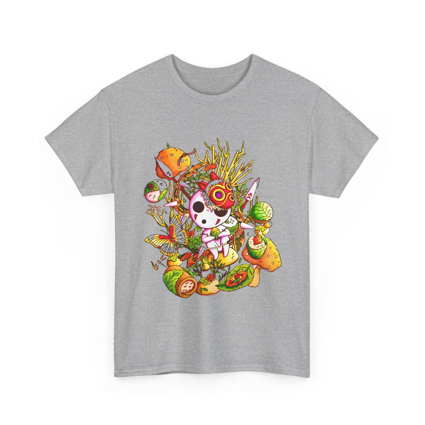 Kodama Picture Ghibli T-Shirt | 100% Cotton Princess Mononoke Anime Tee