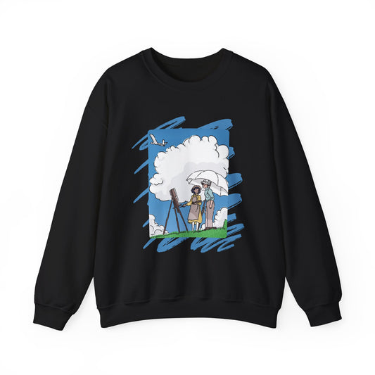 The Wind Rises Studio Ghibli Sweatshirt – 100% Cotton Cozy Anime Pullover for Ghibli Fans
