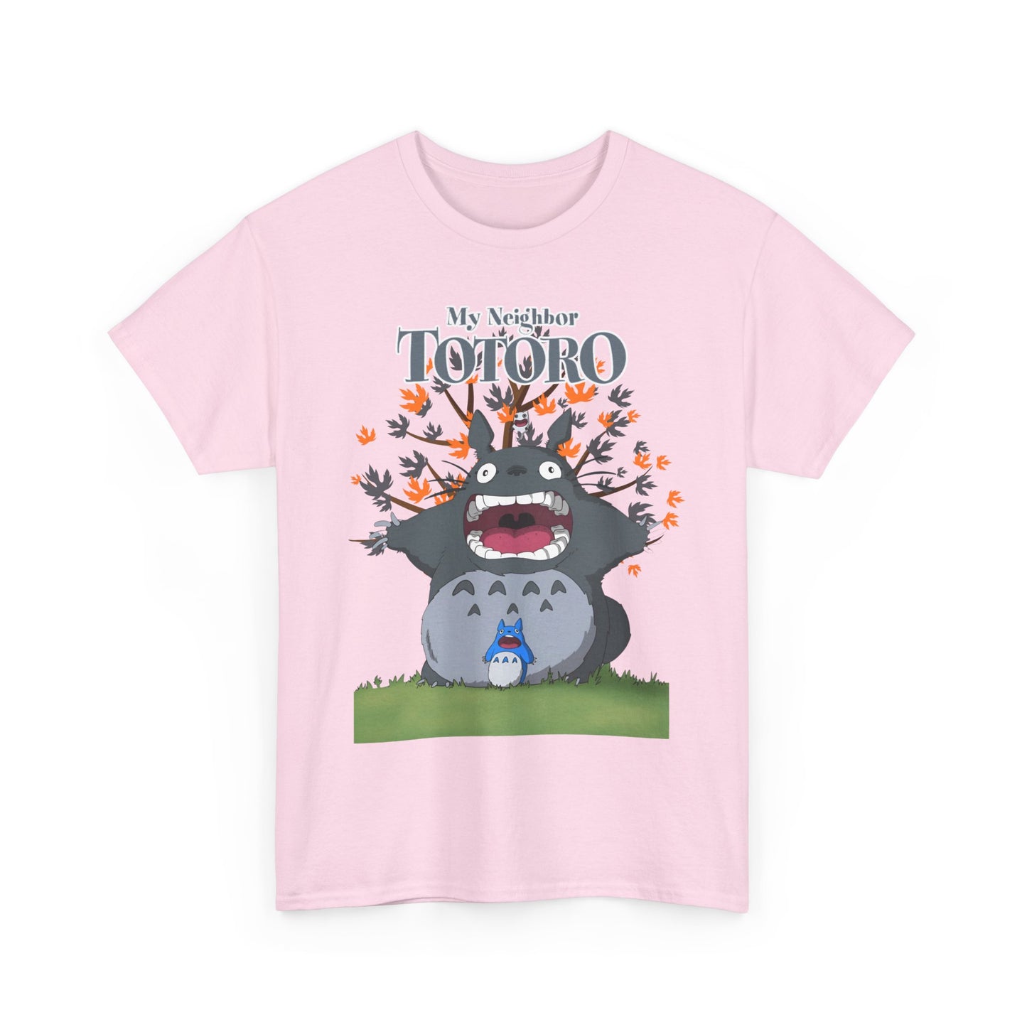 My Neighbor Totoro Scream T-Shirt 100% Cotton Studio Ghibli Tee