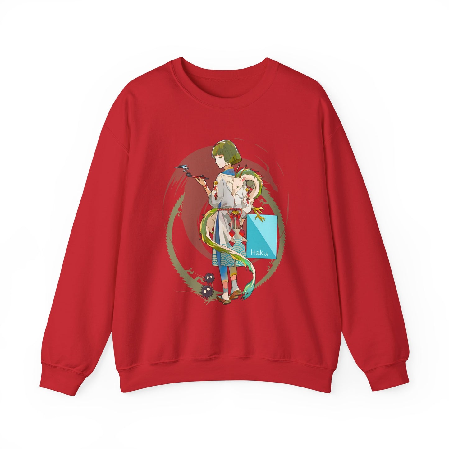 Haku Spirited Away Sweatshirt – 100% Cotton Studio Ghibli Pullover for Anime and Ghibli Fans