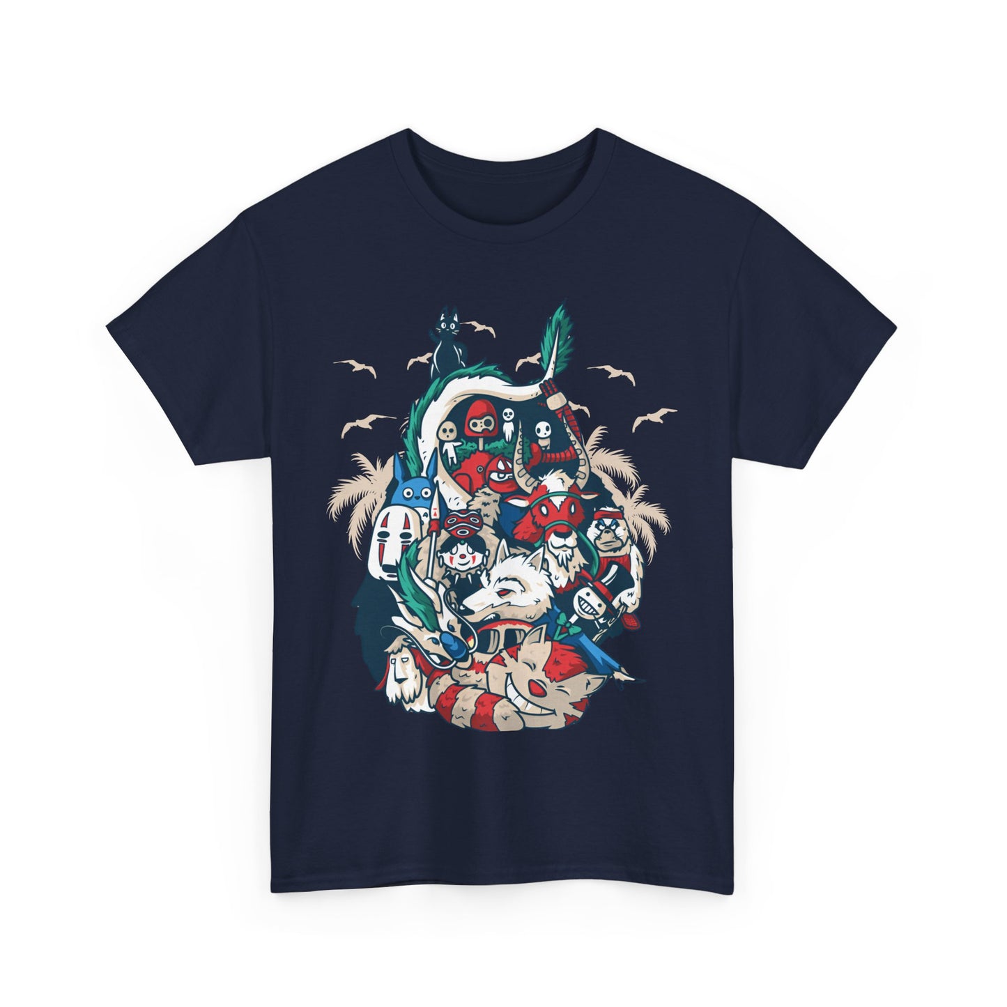 Studio Ghibli Staff T-Shirt 100% Cotton | Anime Graphic Tee