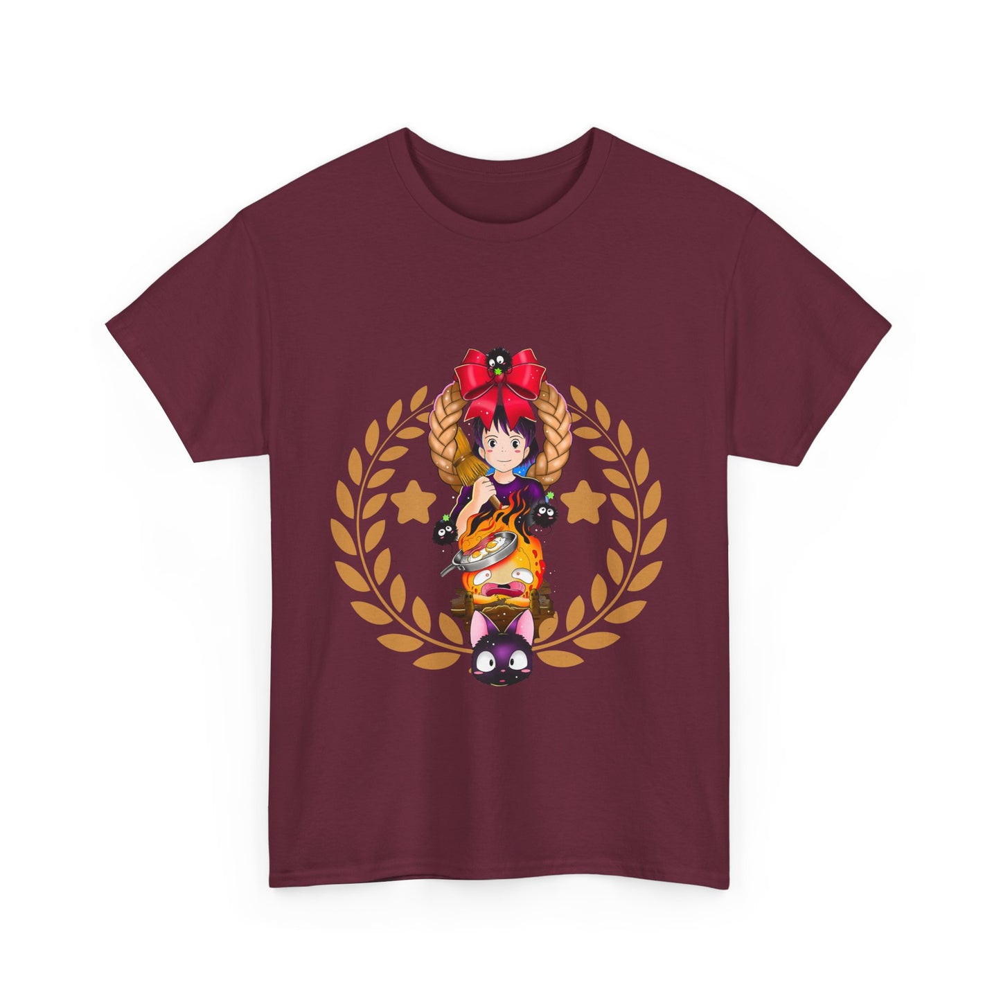 Kiki's Delivery Service T-Shirt 100% Cotton Studio Ghibli Anime Tee