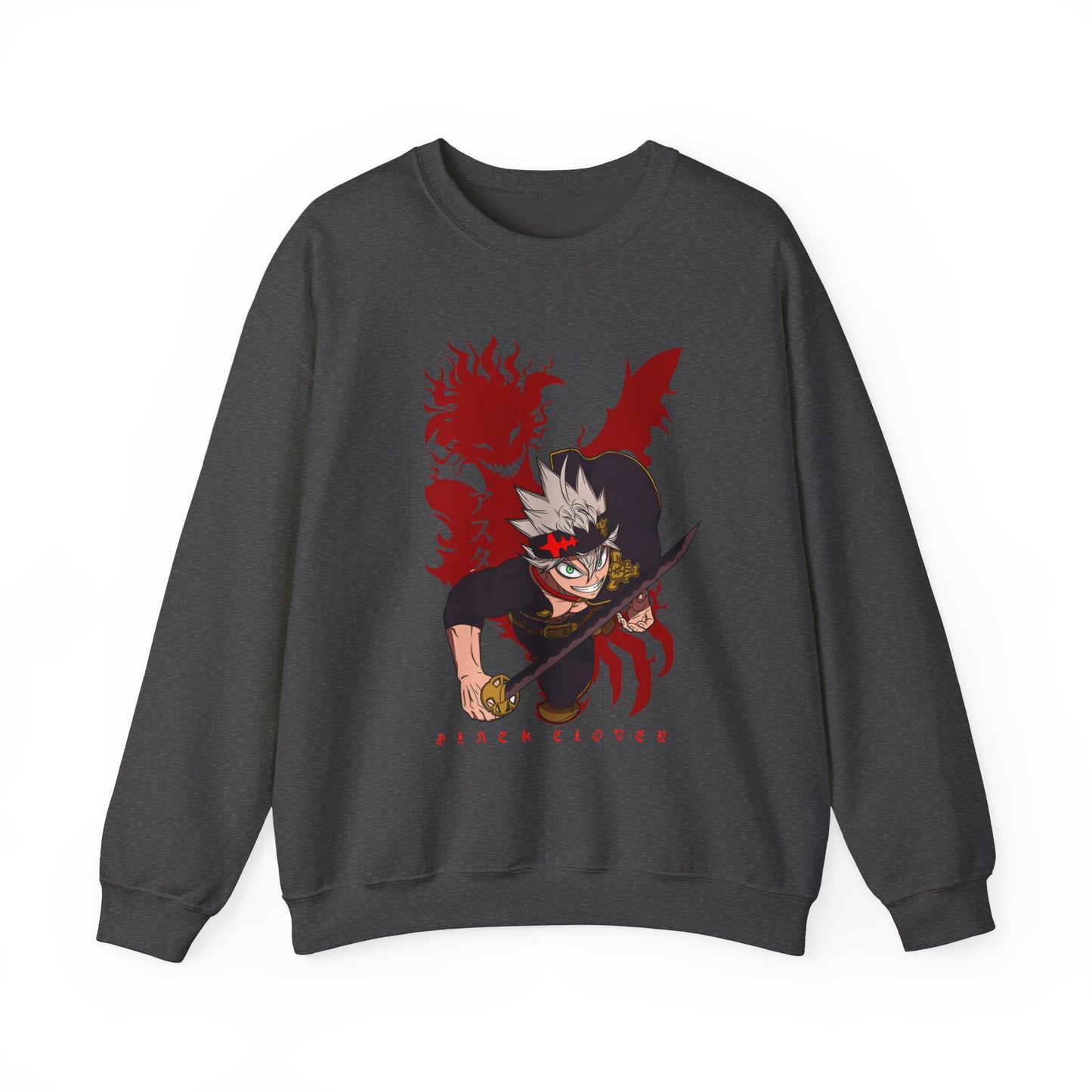 Asta Black Clover Sweatshirt – 100% Cotton Anime Pullover for True Magic Knight Fans